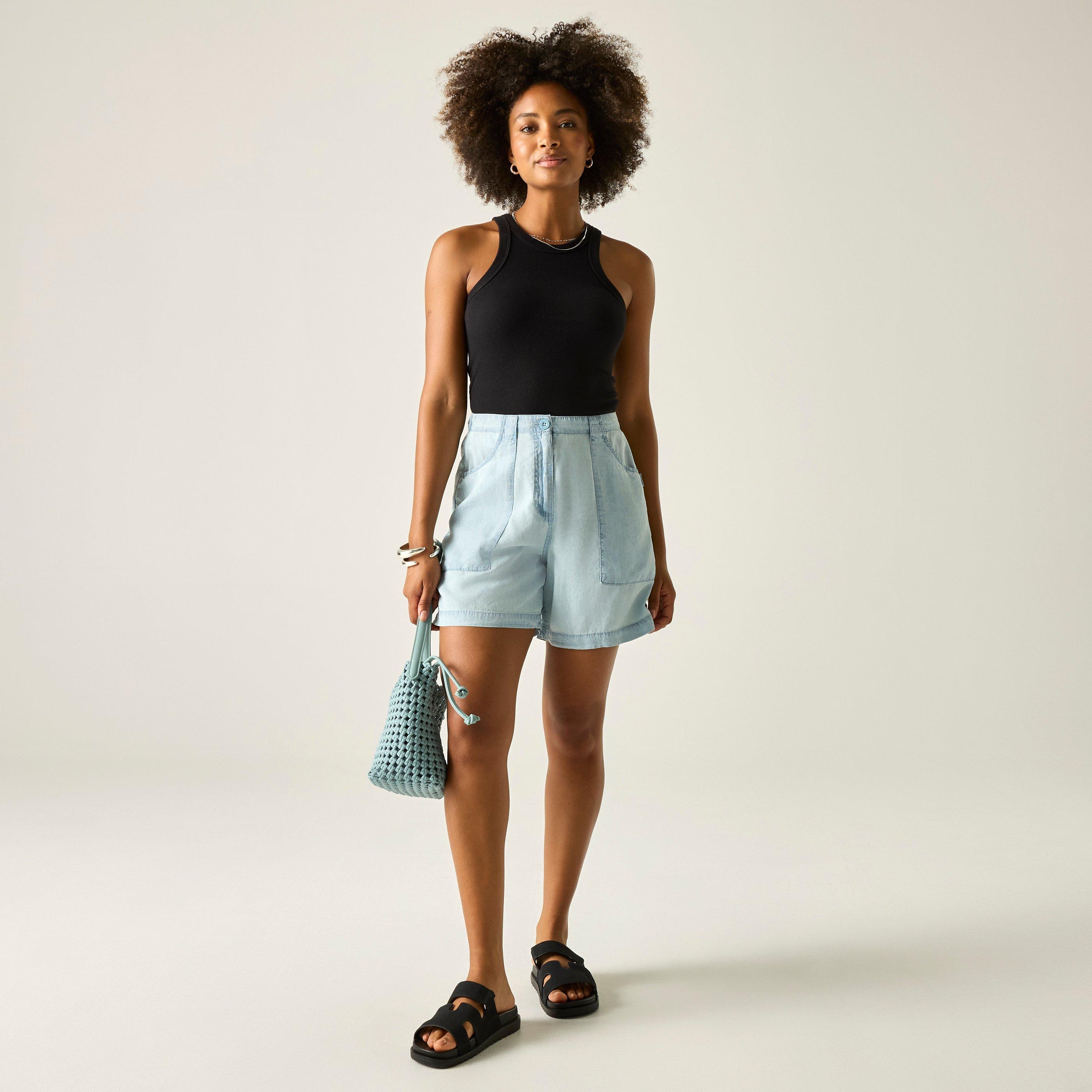 Chambry Fb - Regatta - Women's Liza Cotton Shorts - 4