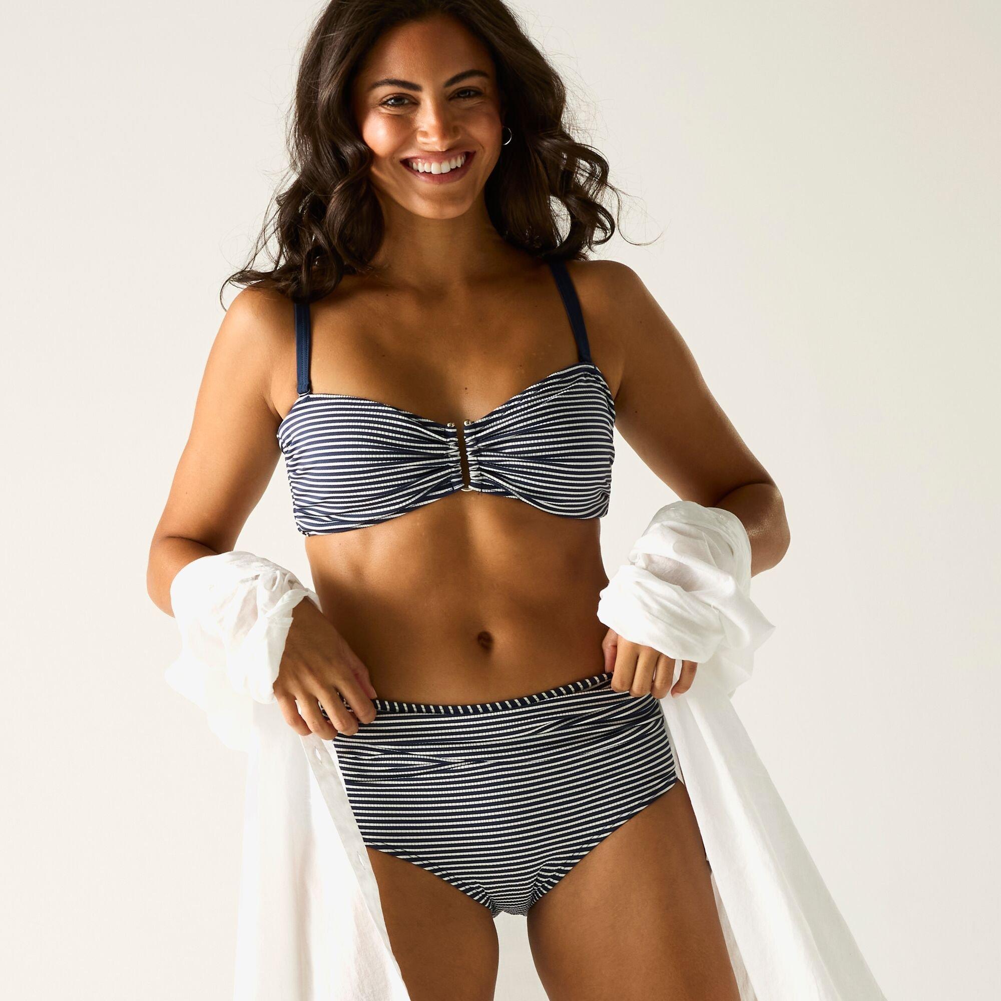 Nv/Whsksckst - Regatta - Womens Loria Tummy Controlled Bikini Bottoms - 6