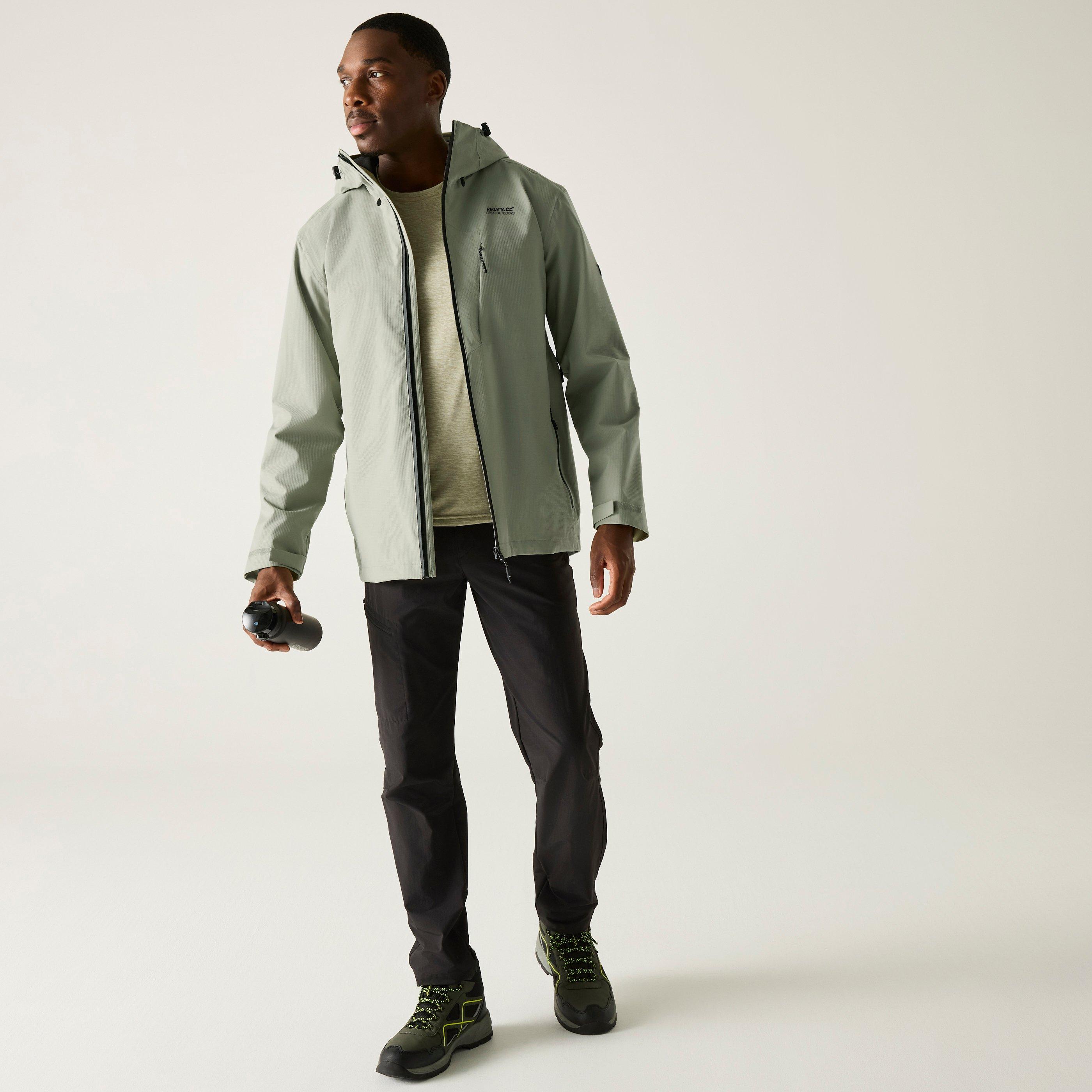 Light Sage - Regatta - Mens Oklarna Waterproof Isotex Jacket - 3