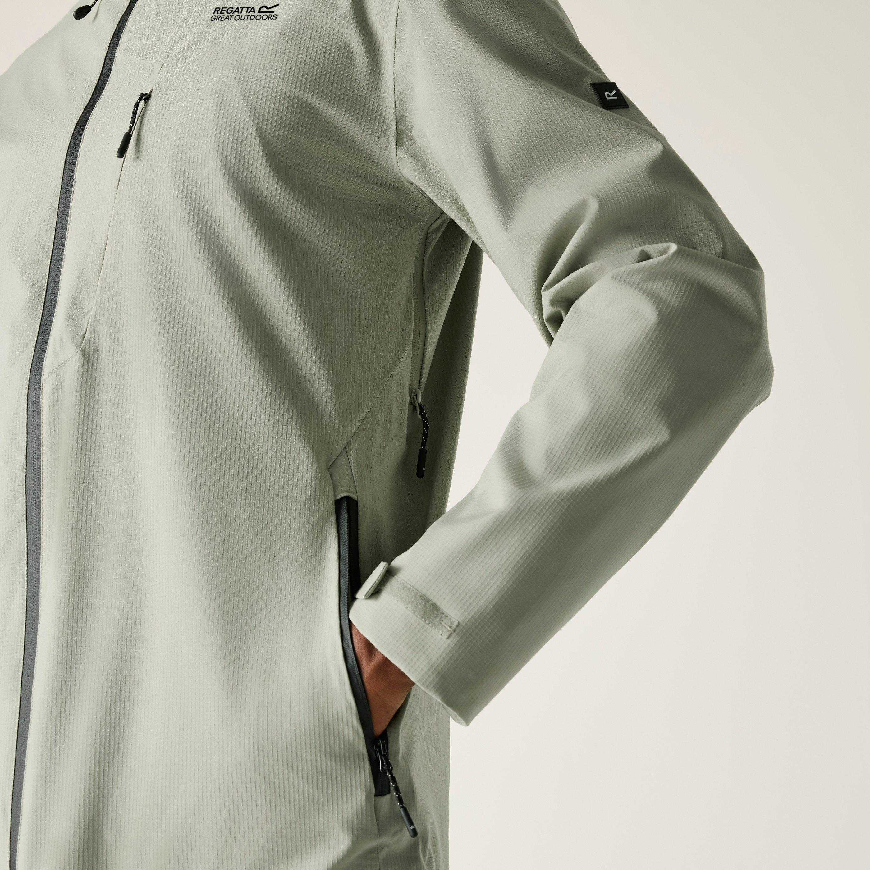 Light Sage - Regatta - Mens Oklarna Waterproof Isotex Jacket - 6