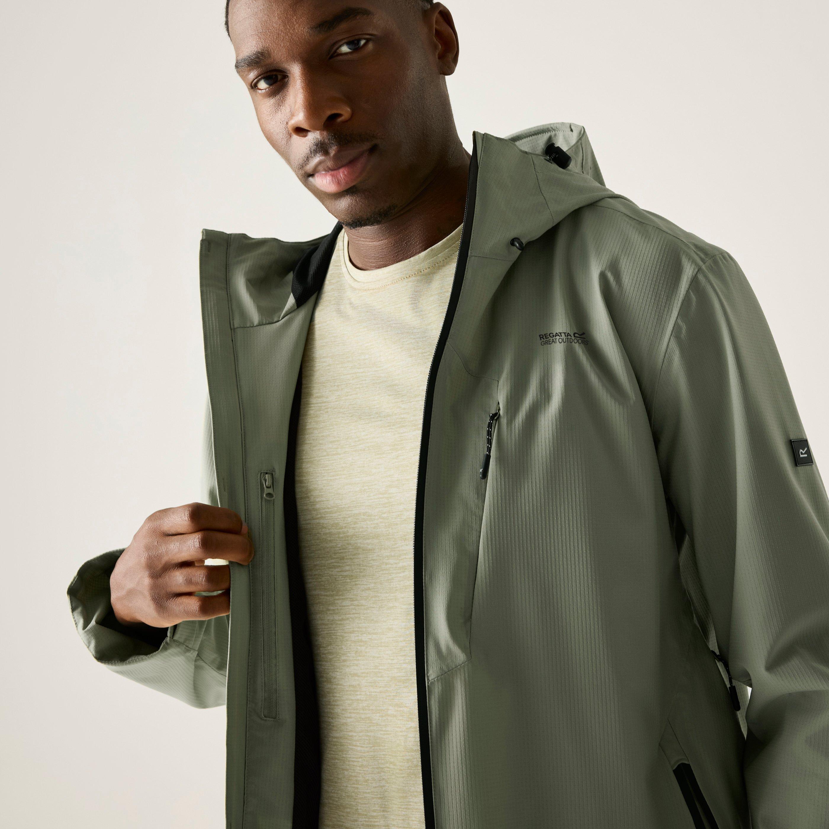 Light Sage - Regatta - Mens Oklarna Waterproof Isotex Jacket - 8