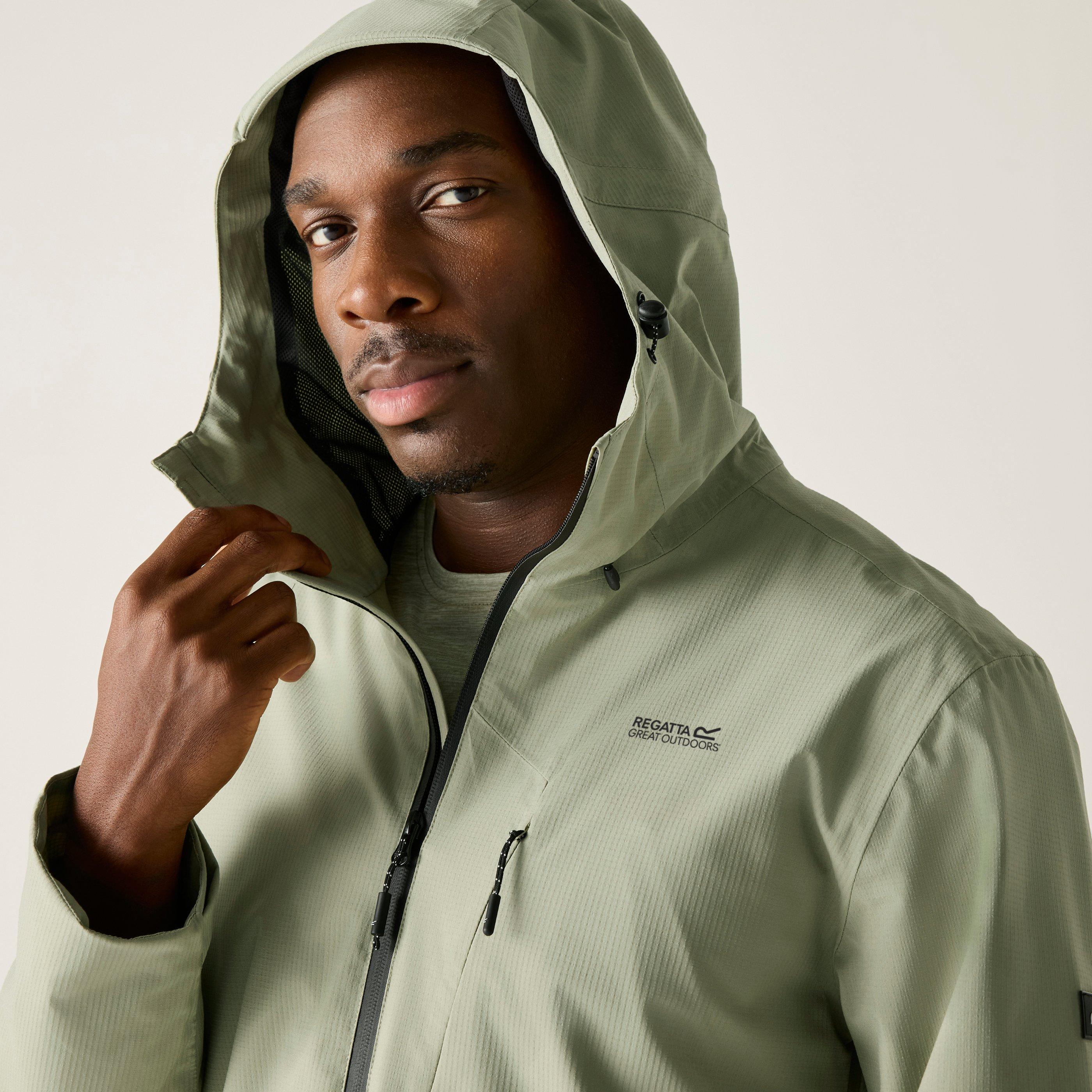Light Sage - Regatta - Mens Oklarna Waterproof Isotex Jacket - 9