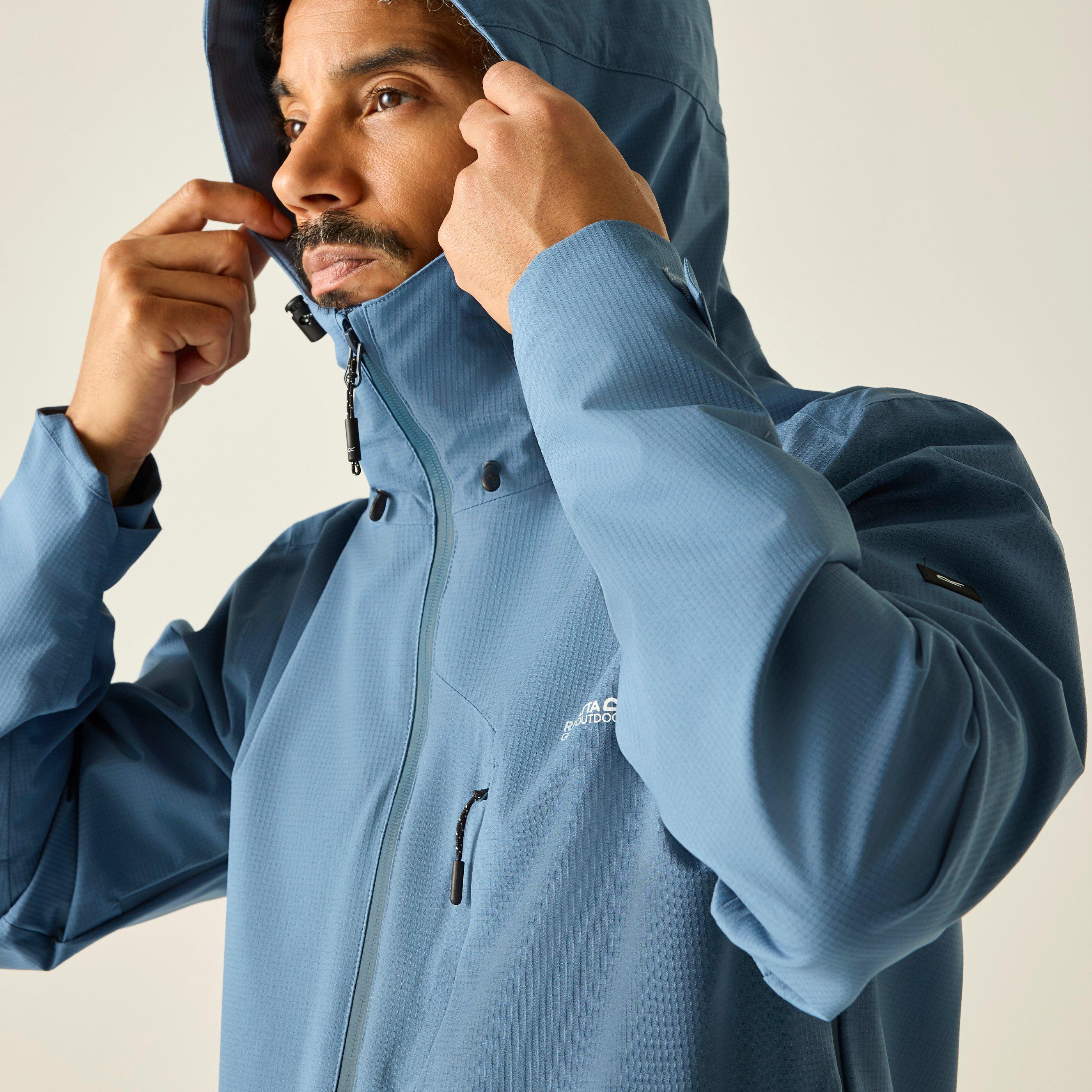 China Blue - Regatta - Mens Oklarna Waterproof Isotex Jacket - 5