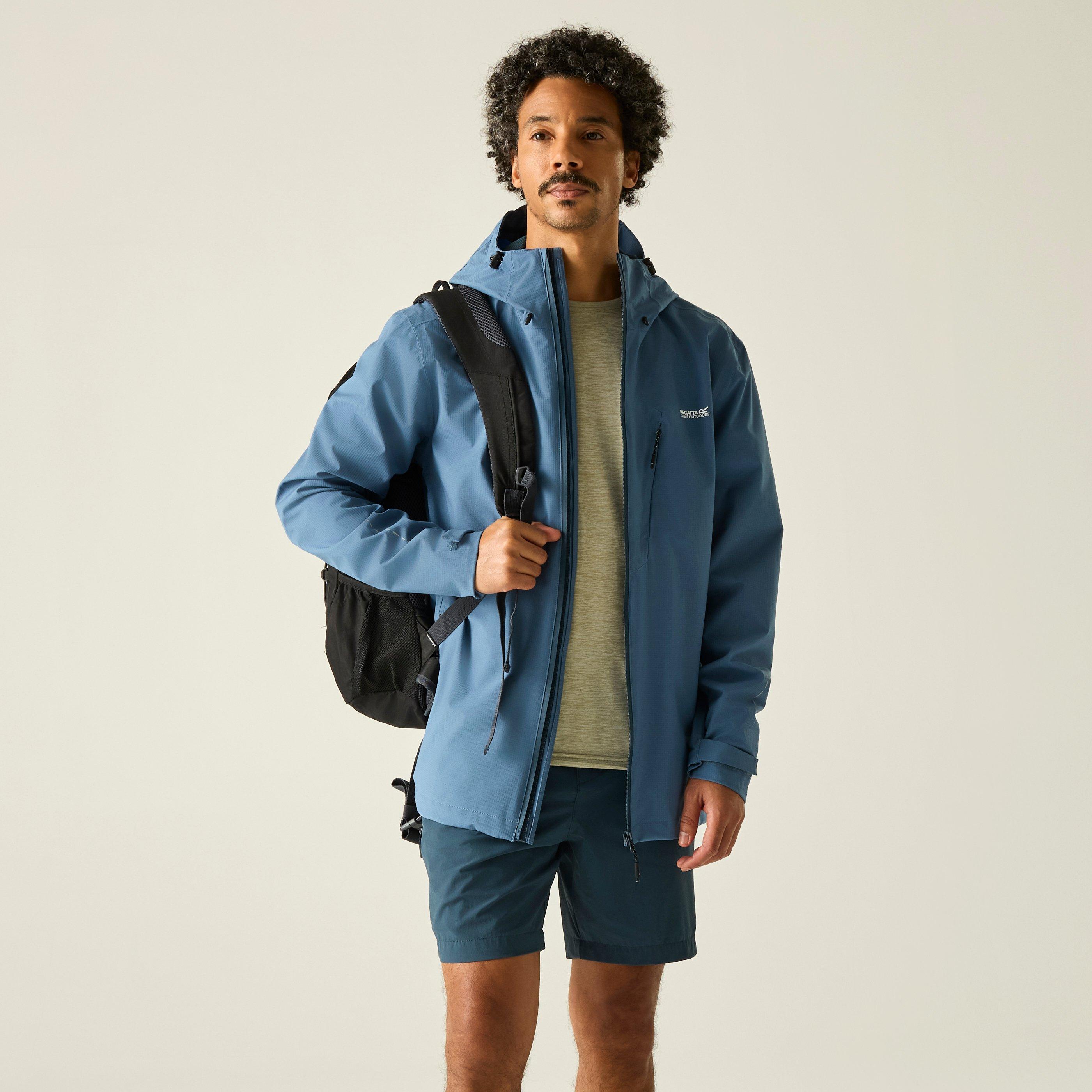 China Blue - Regatta - Mens Oklarna Waterproof Isotex Jacket - 7