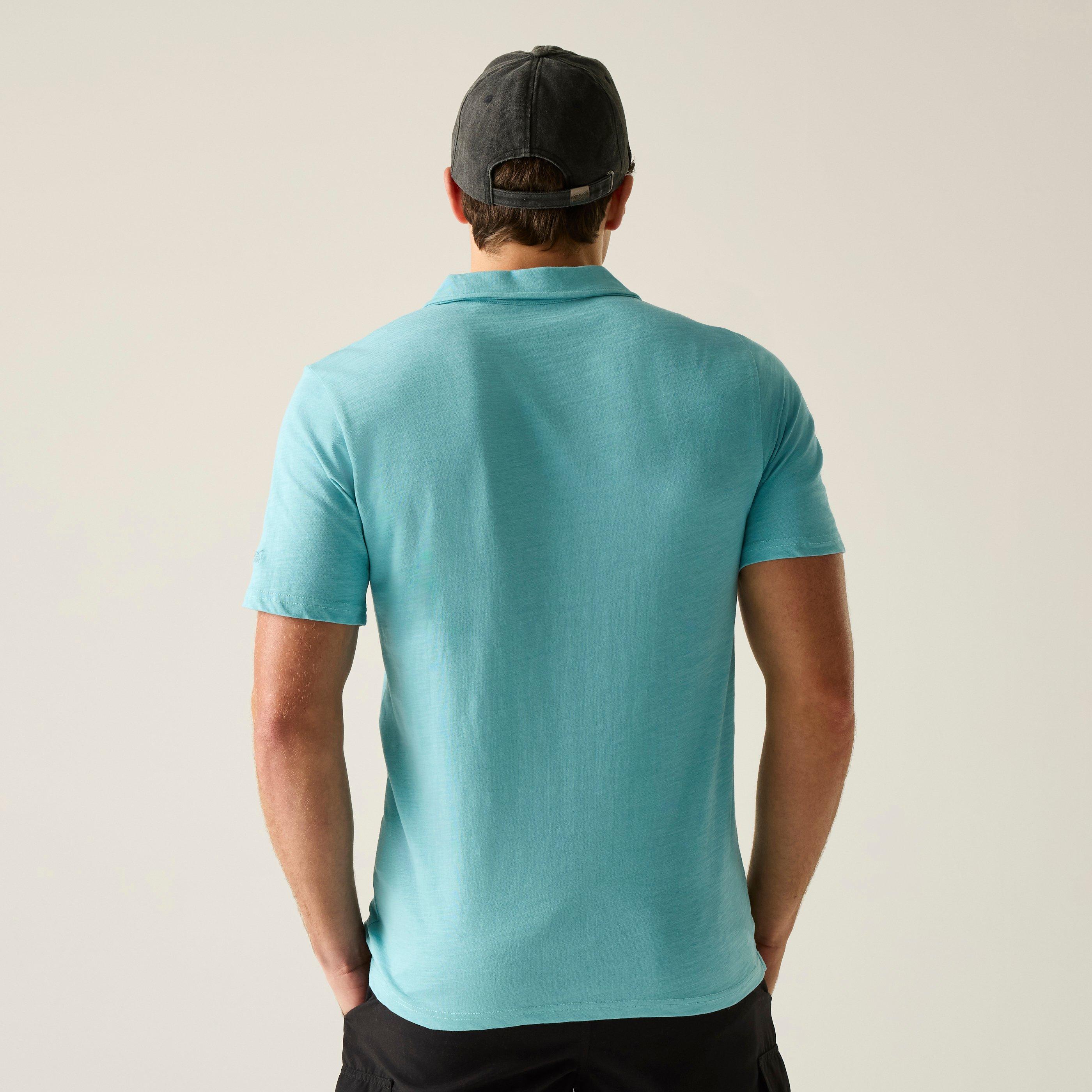 Nordic Blue - Regatta - Mens Hadvo Breathable Polo Shirt - 2