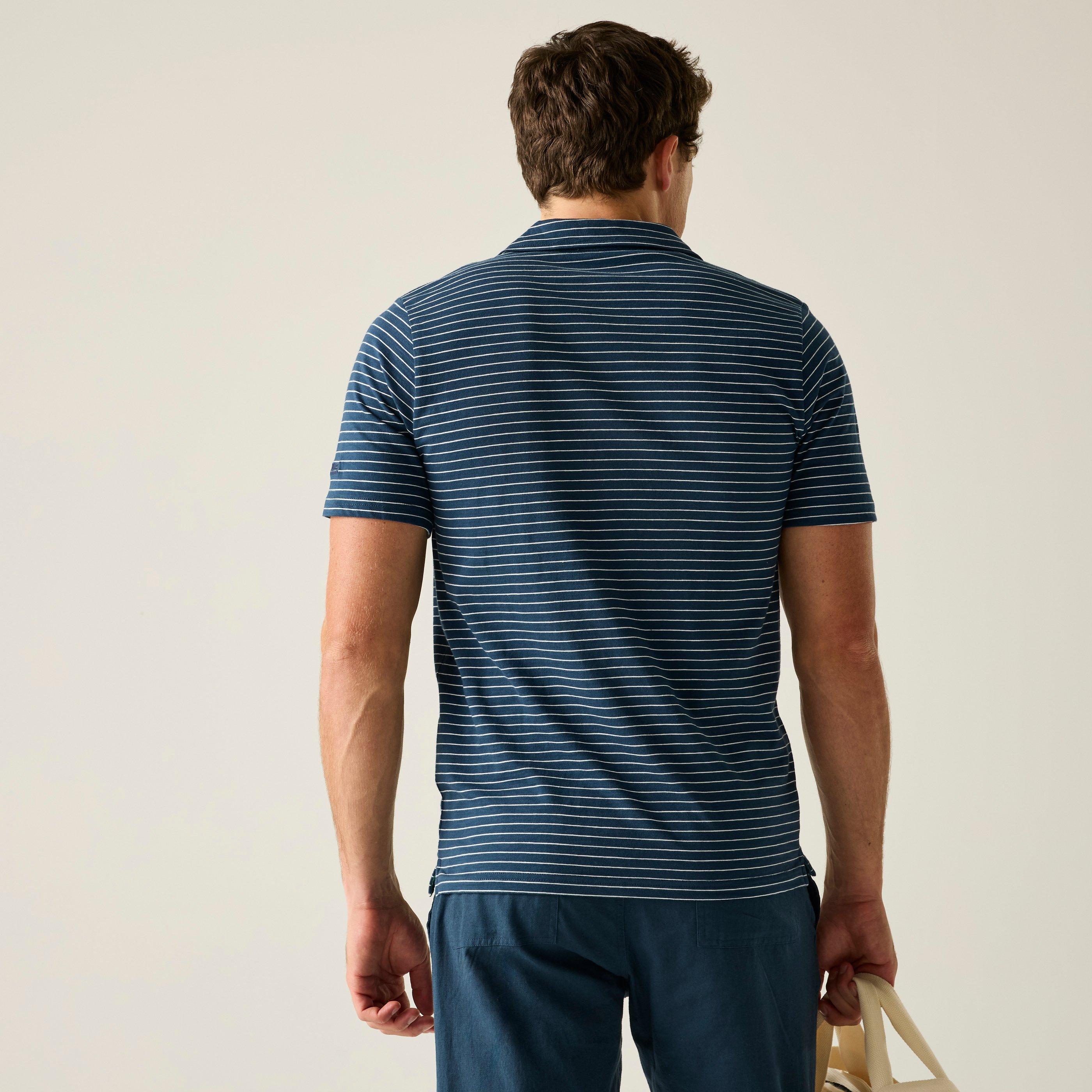 Mnltdn/Whtst - Regatta - Mens Hadvo Breathable Polo Shirt - 2