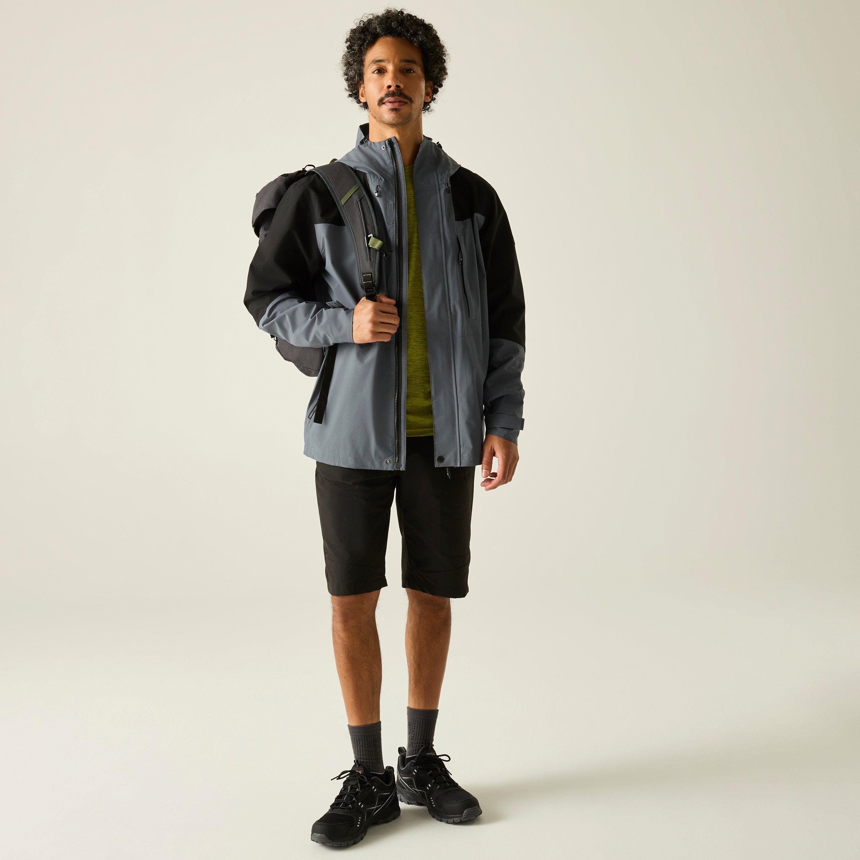 Drkstrm/Blck - Regatta - Mens Freesdale Waterproof Isotex Jacket - 3