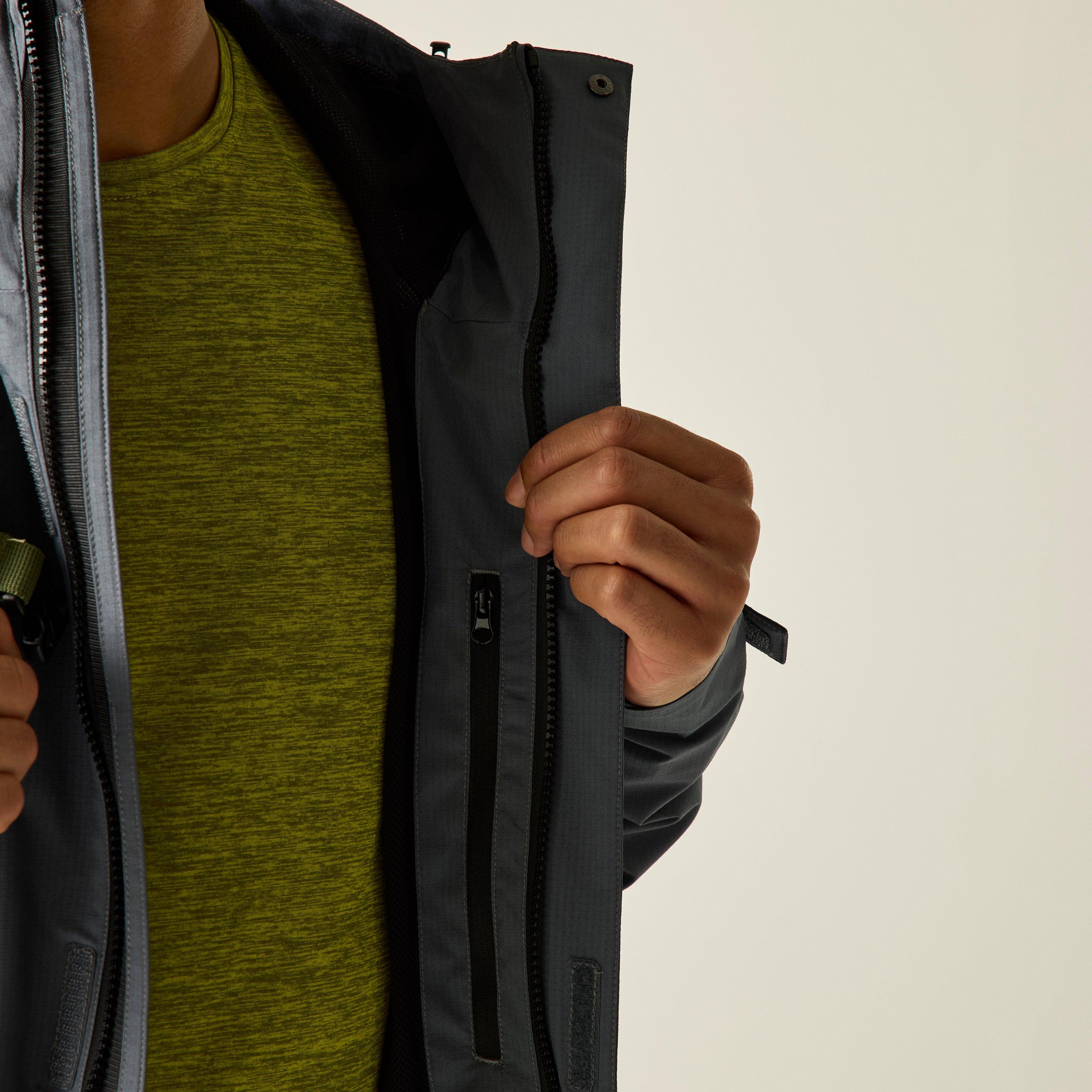 Drkstrm/Blck - Regatta - Mens Freesdale Waterproof Isotex Jacket - 4