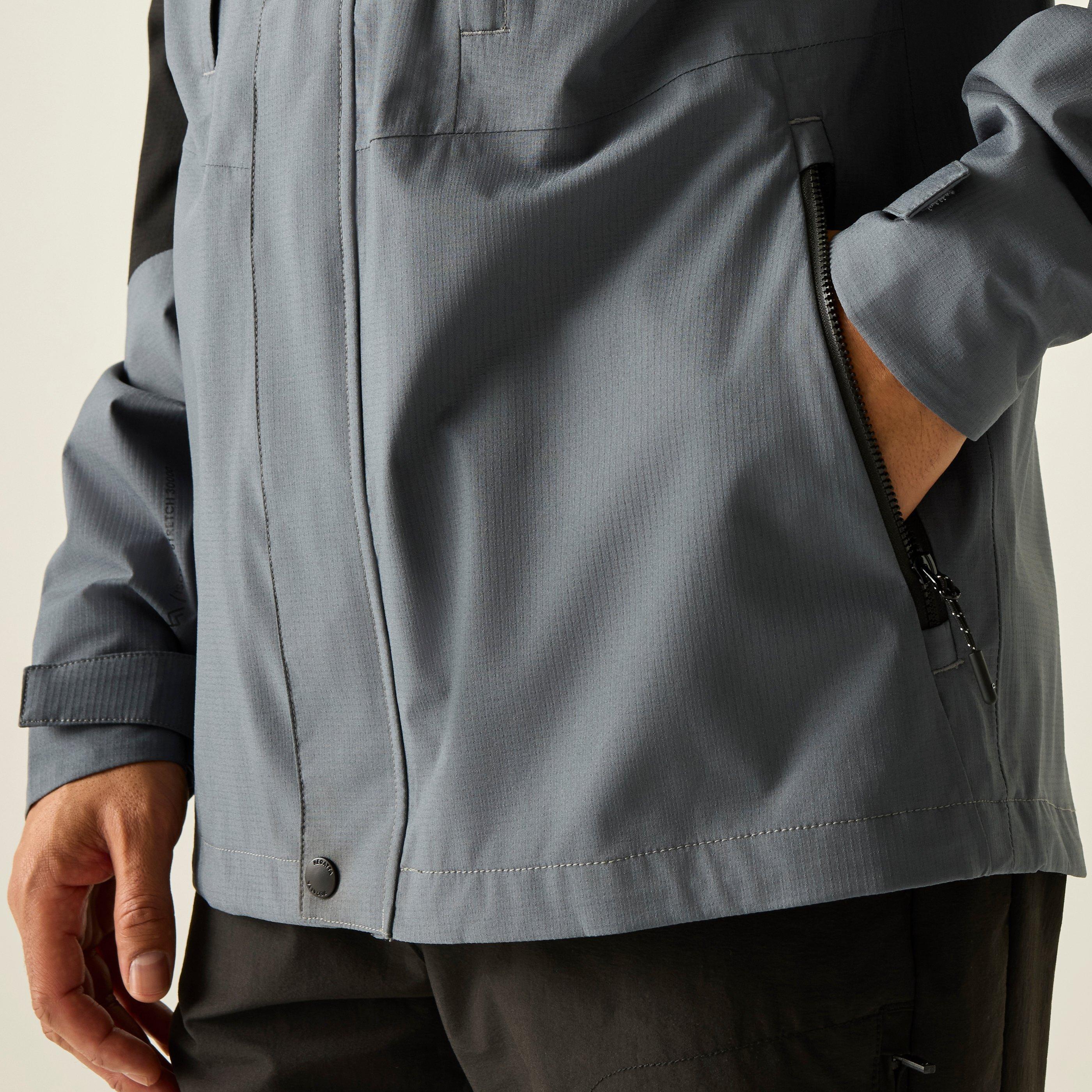 Drkstrm/Blck - Regatta - Mens Freesdale Waterproof Isotex Jacket - 6