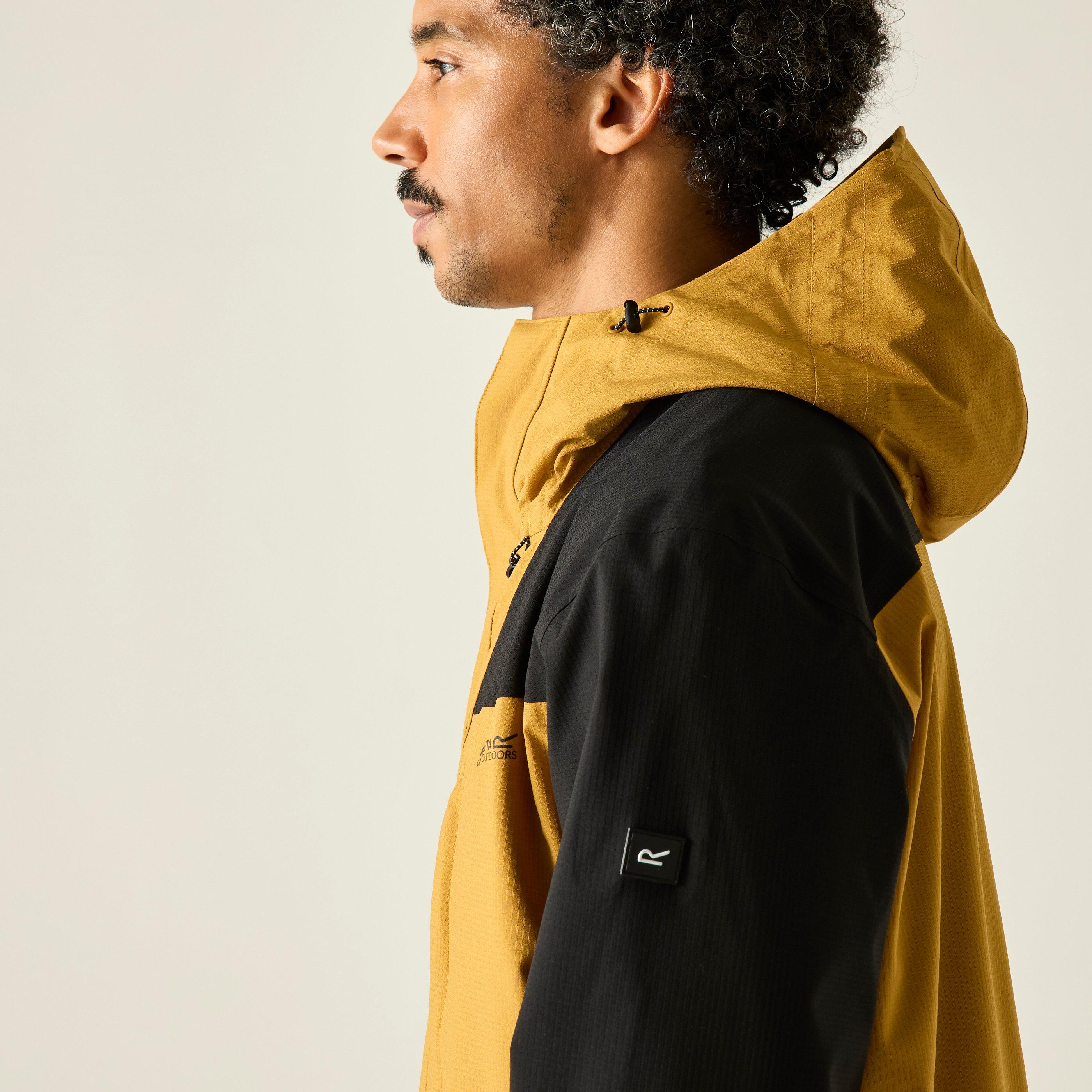 Wdbrn/Blck - Regatta - Mens Freesdale Waterproof Isotex Jacket - 6