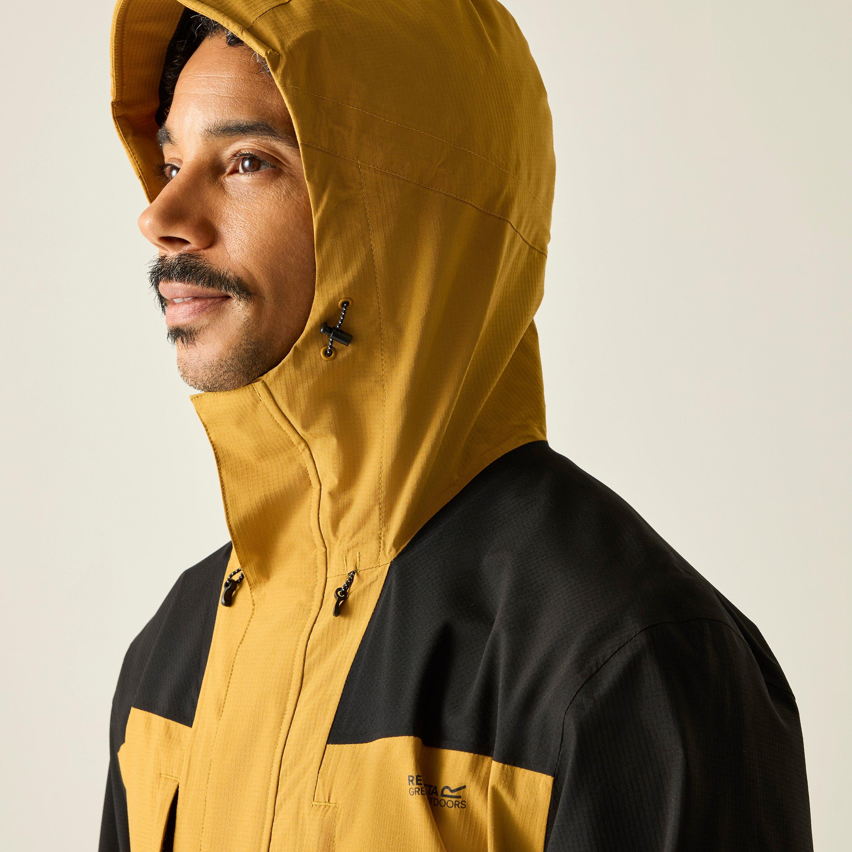 Wdbrn/Blck - Regatta - Mens Freesdale Waterproof Isotex Jacket - 7