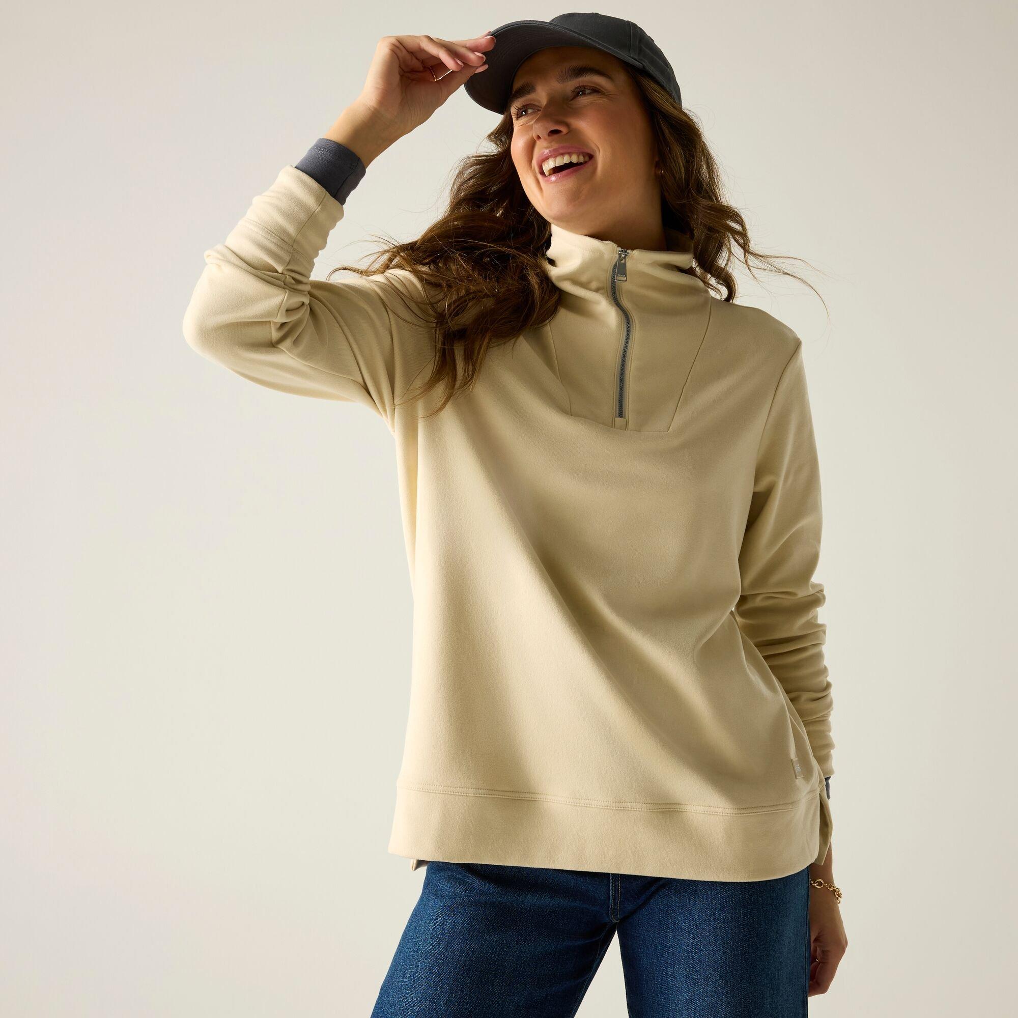 Regatta Women's Demmi Half Zip Fleece - Light Vanilla - 20