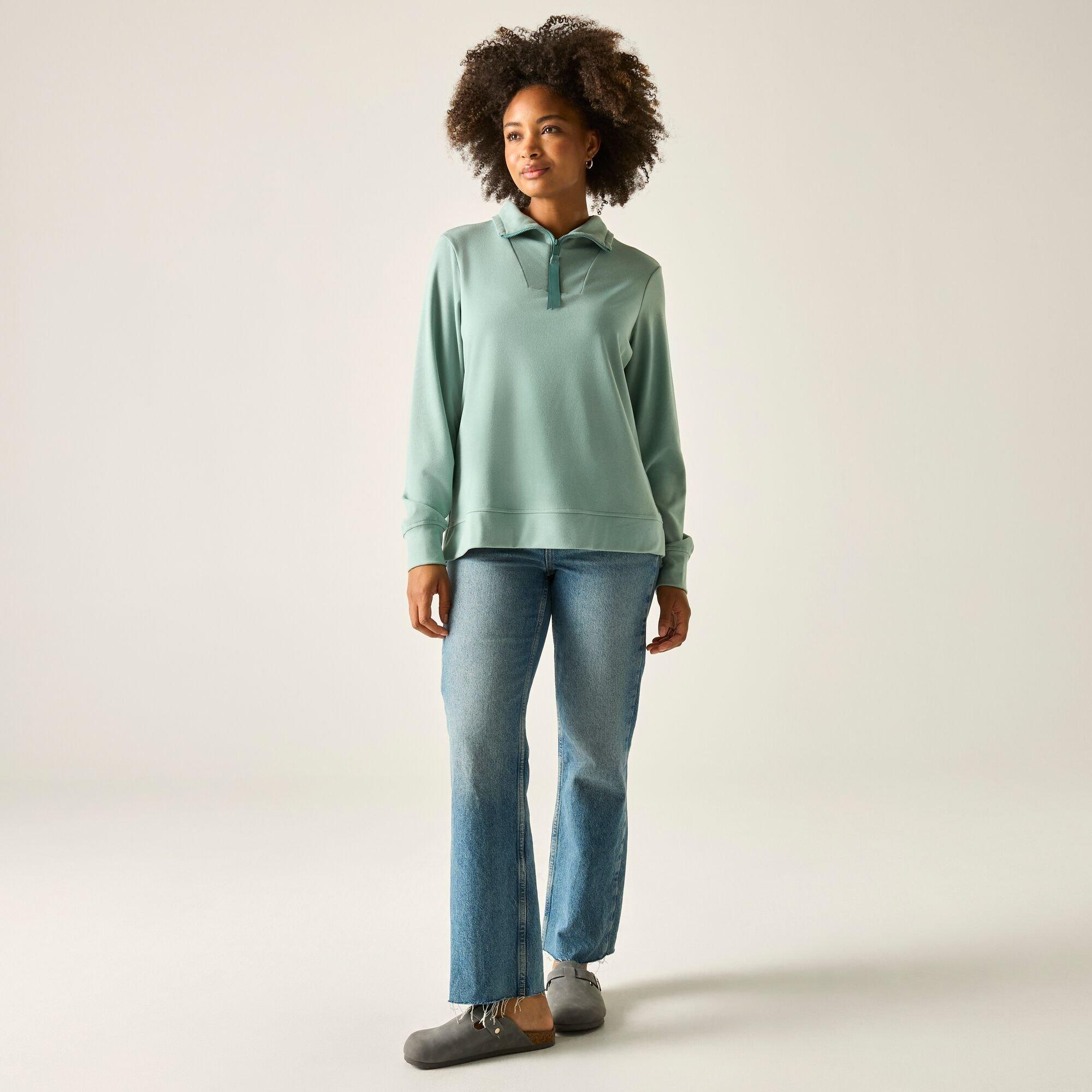 Ivy Moss - Regatta - Womens Demmi Half Zip Fleece - 4