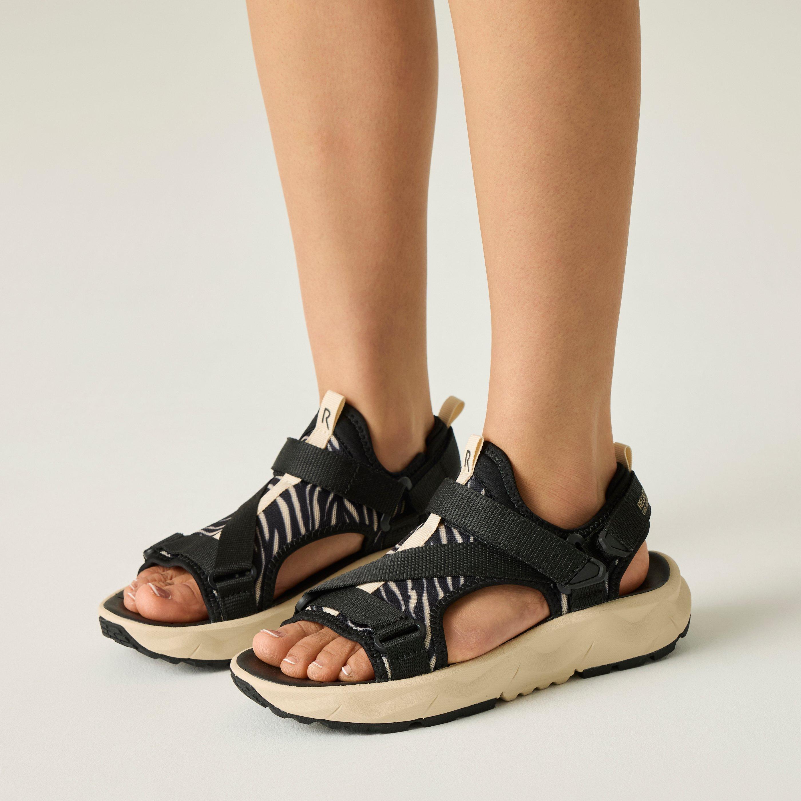 Blk/Whtzebra - Regatta - Womens Lito Sandals - 1