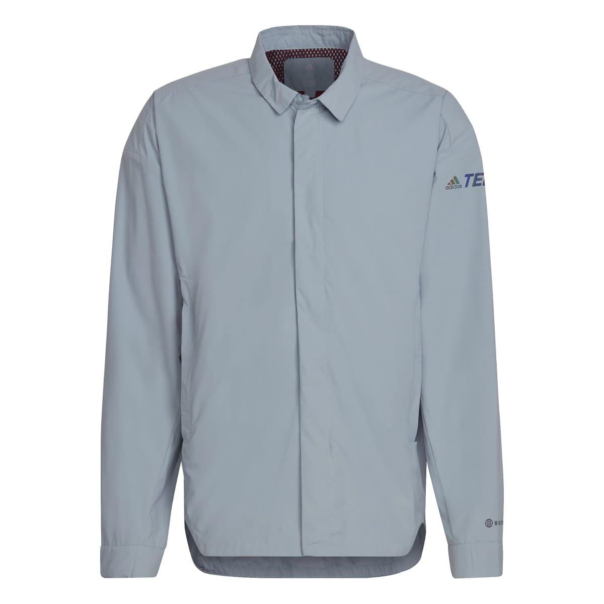 Cinzento - adidas - Terrex CT MYSHELTER WIND.RDY Overshirt - 1