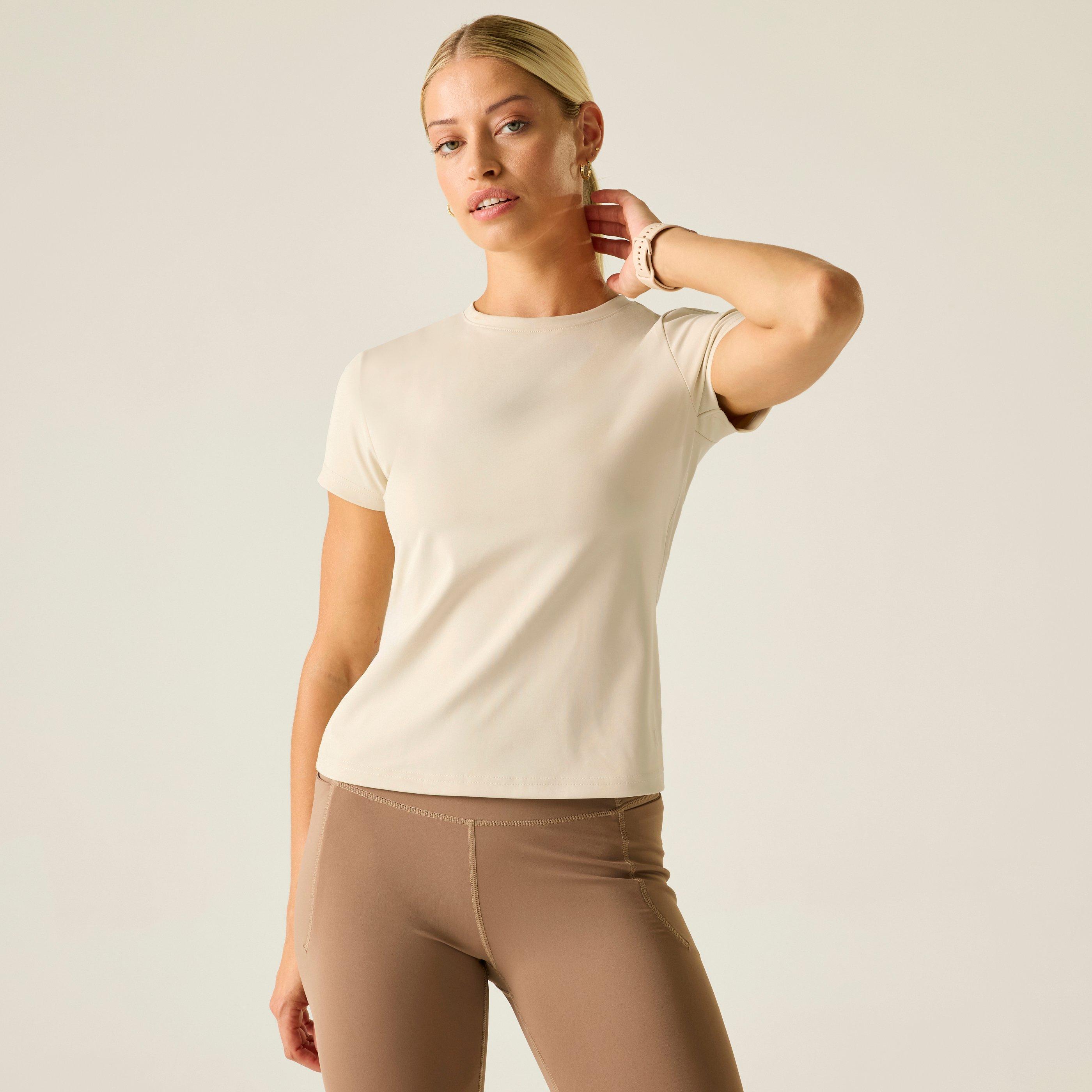 Dare 2B Women's Refresh Quick-Drying T-Shirt - Almond Milk - 10
