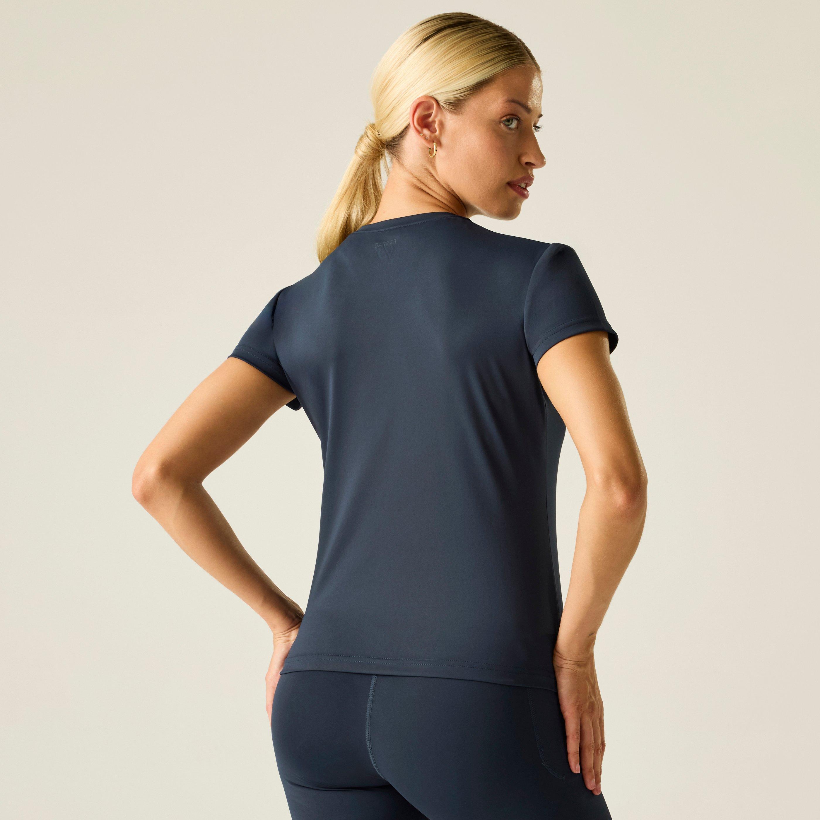 Navy - Dare 2b - Womens Refresh Quick-Drying T-Shirt - 2