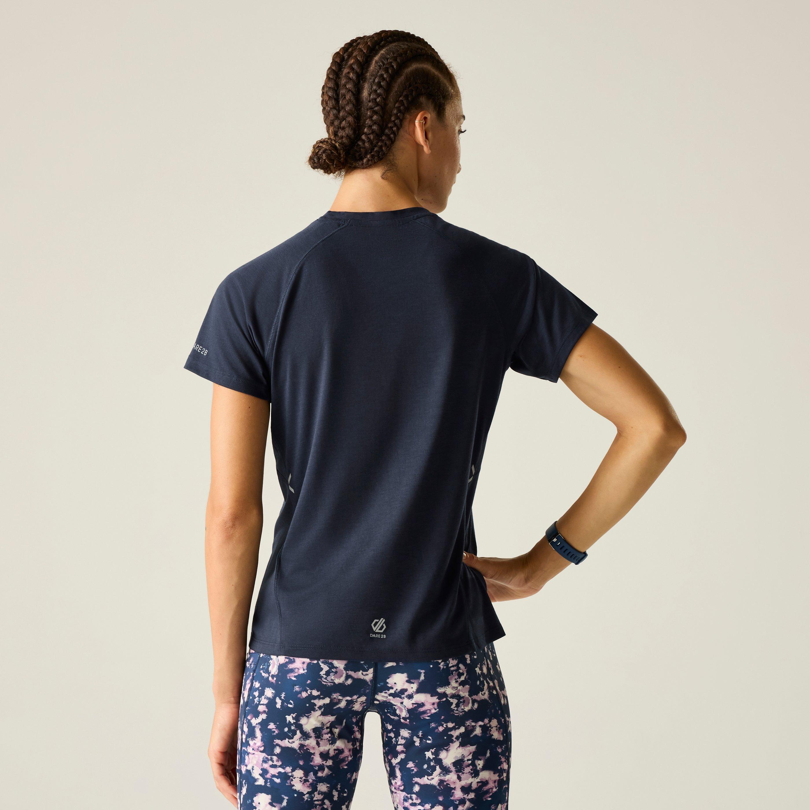 Navy - Dare 2b - Womens Nimble Quick-Drying T-Shirt - 2