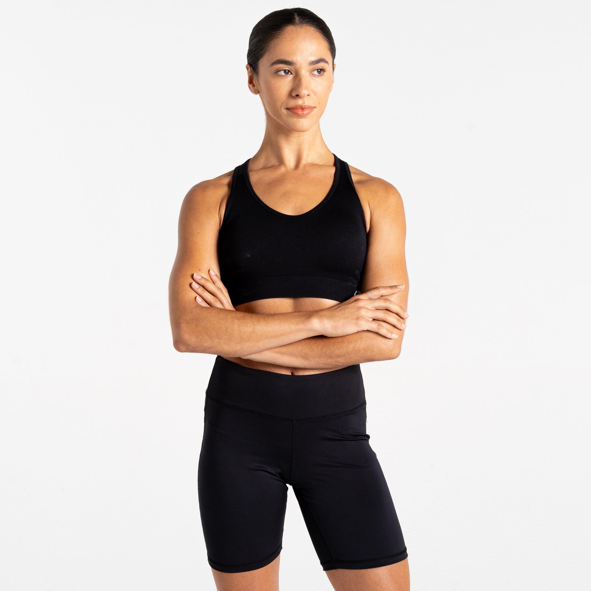 Black - Dare 2b - Womens React Anti-Bacterial Bra - 1