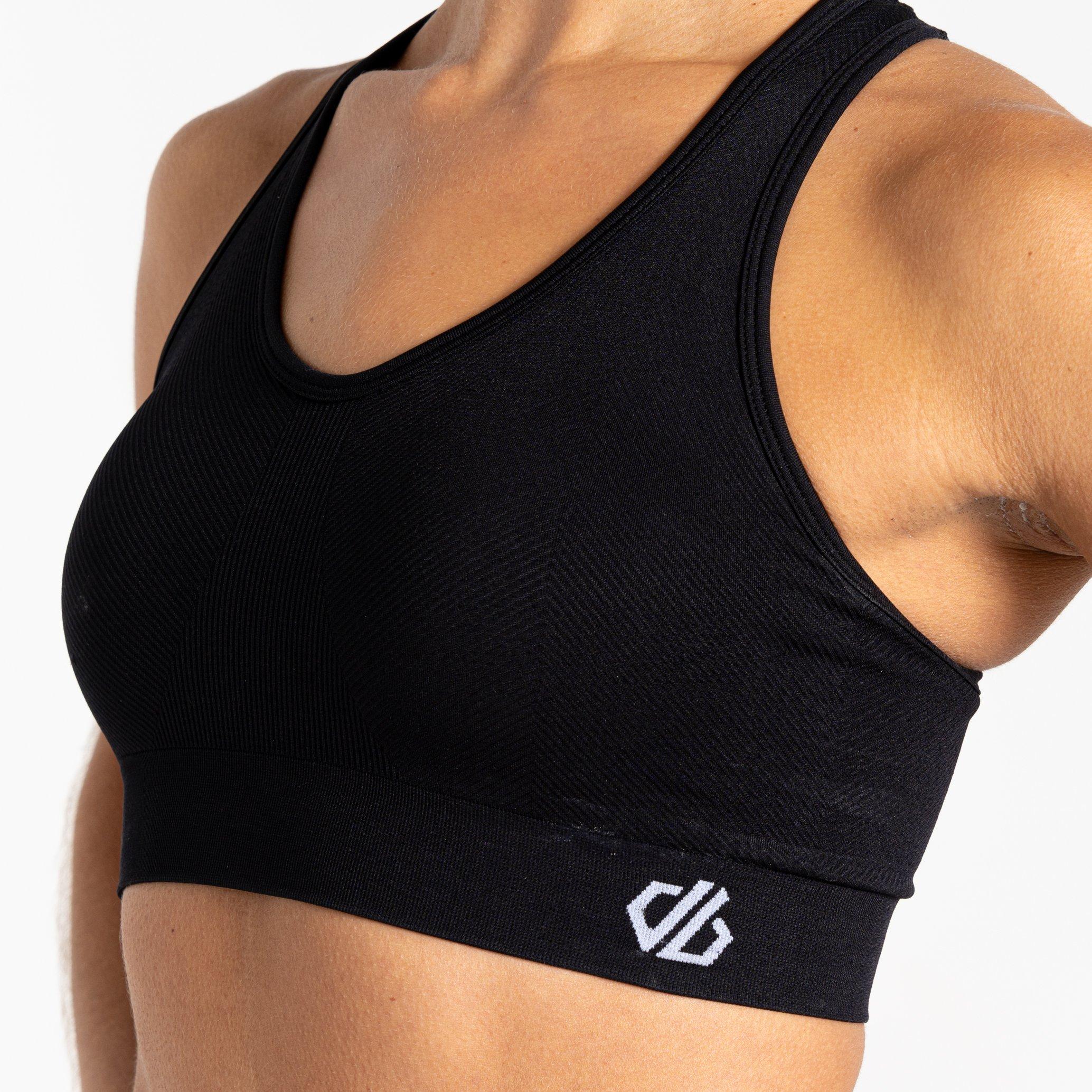 Black - Dare 2b - Womens React Anti-Bacterial Bra - 5