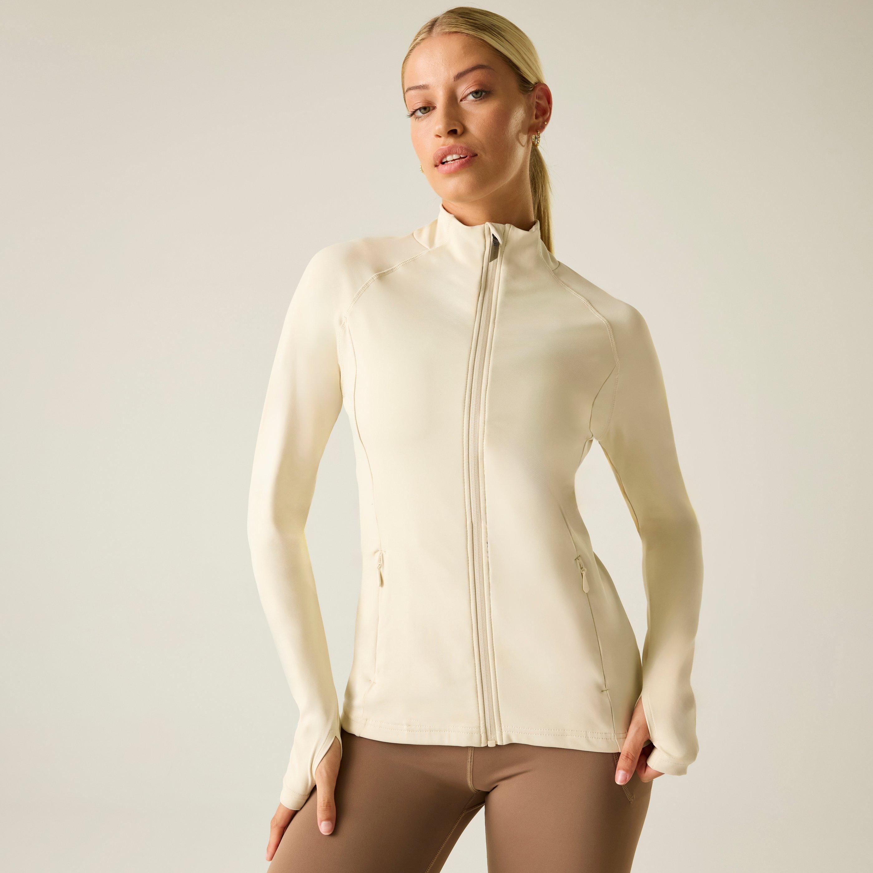 Dare 2B Women's Refresh Quick-Drying Stretch Midlayer - Almond Milk - 20