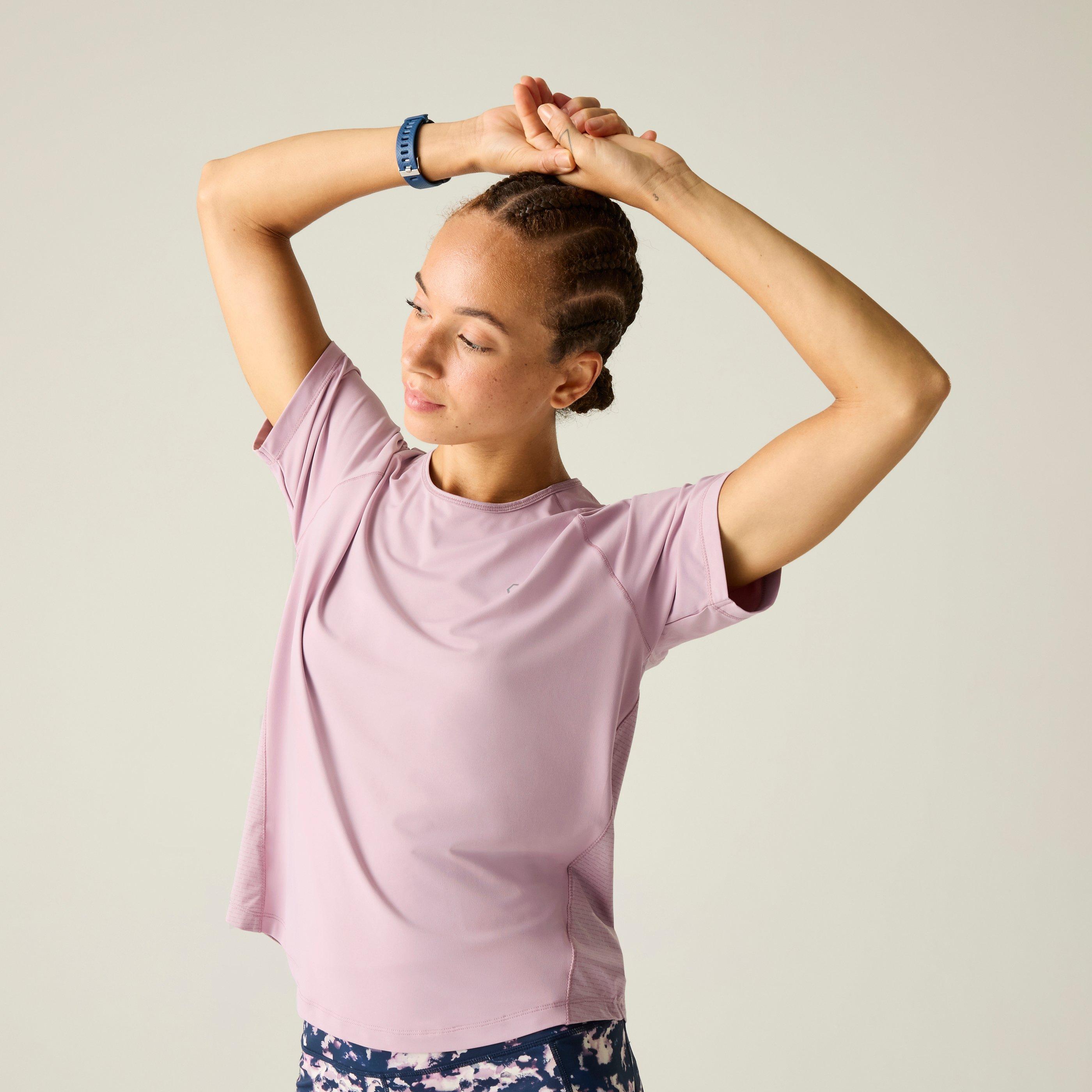 Mauve Shadow - Dare 2b - Womens Chase II UPF 50+ T-Shirt - 4