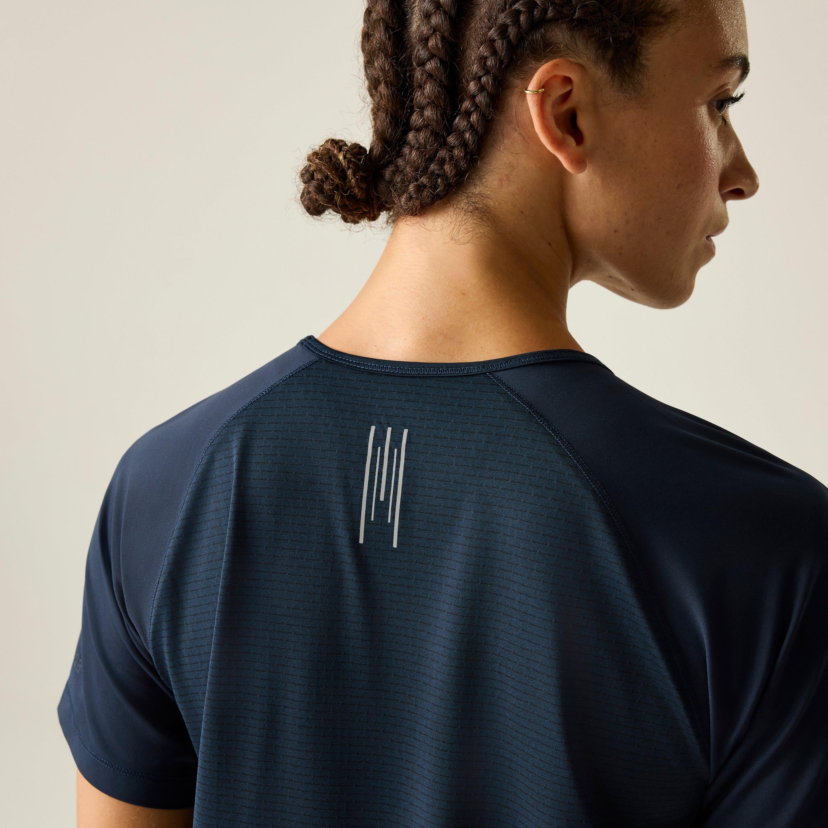 Navy - Dare 2b - Womens Chase II UPF 50+ T-Shirt - 5