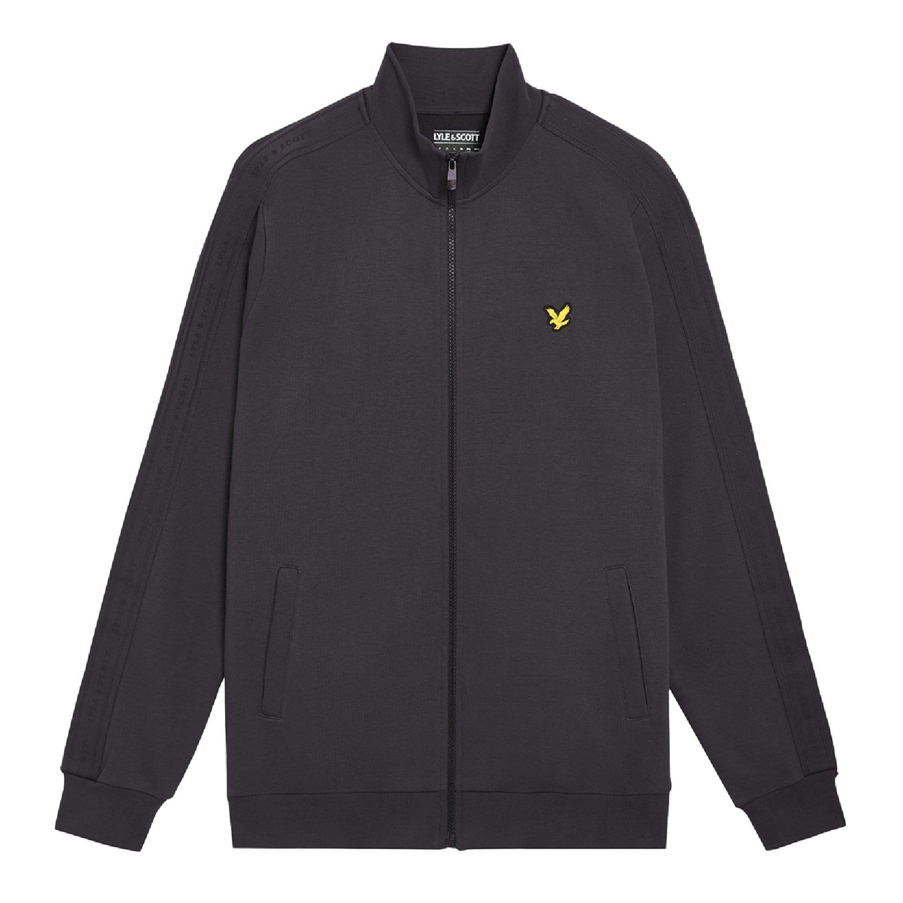 Grey - Lyle and Scott - Tape Track Top - 1