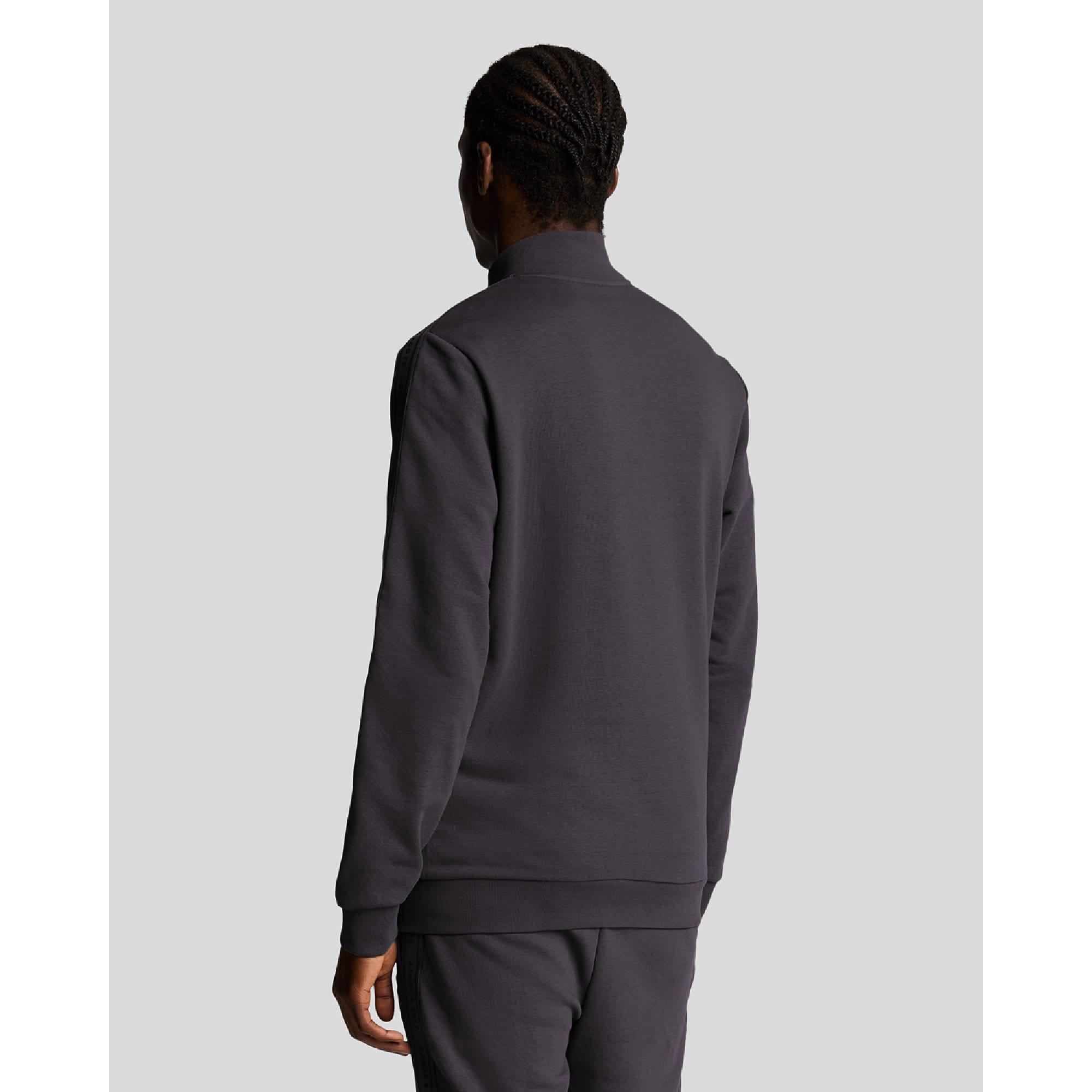 Grey - Lyle and Scott - Tape Track Top - 3