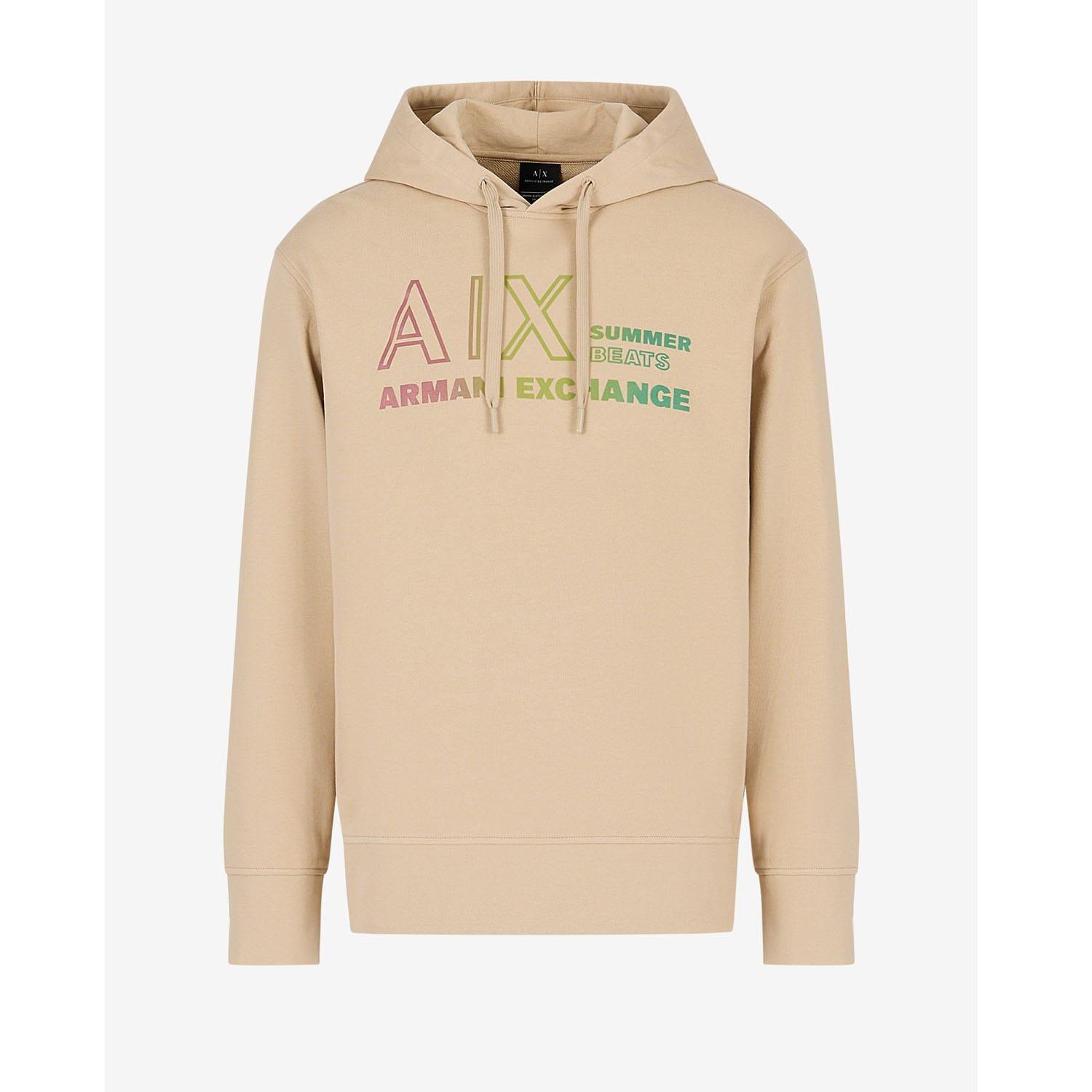 Beige - Armani Exchange - Pullover Hoodie - 3