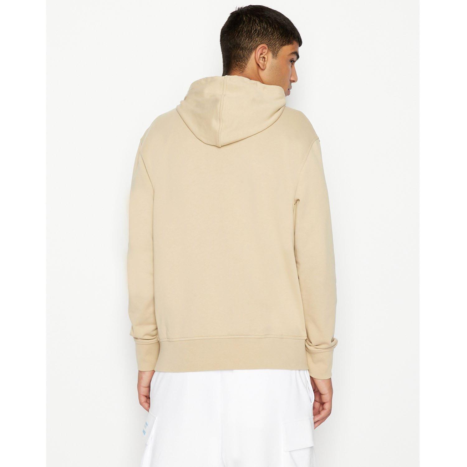 Beige - Armani Exchange - Pullover Hoodie - 4