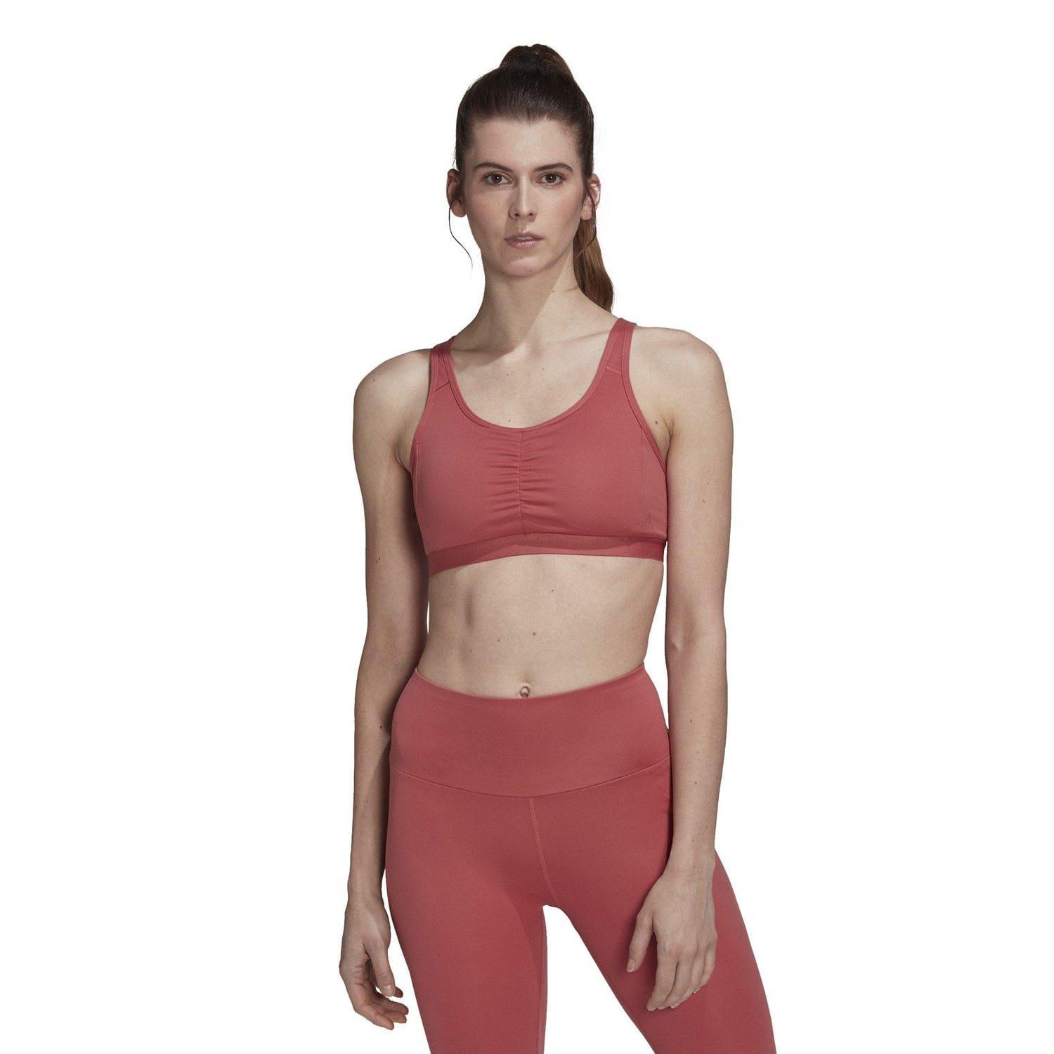 Rood - adidas - Coreessentials Medium-Support Bra - 3