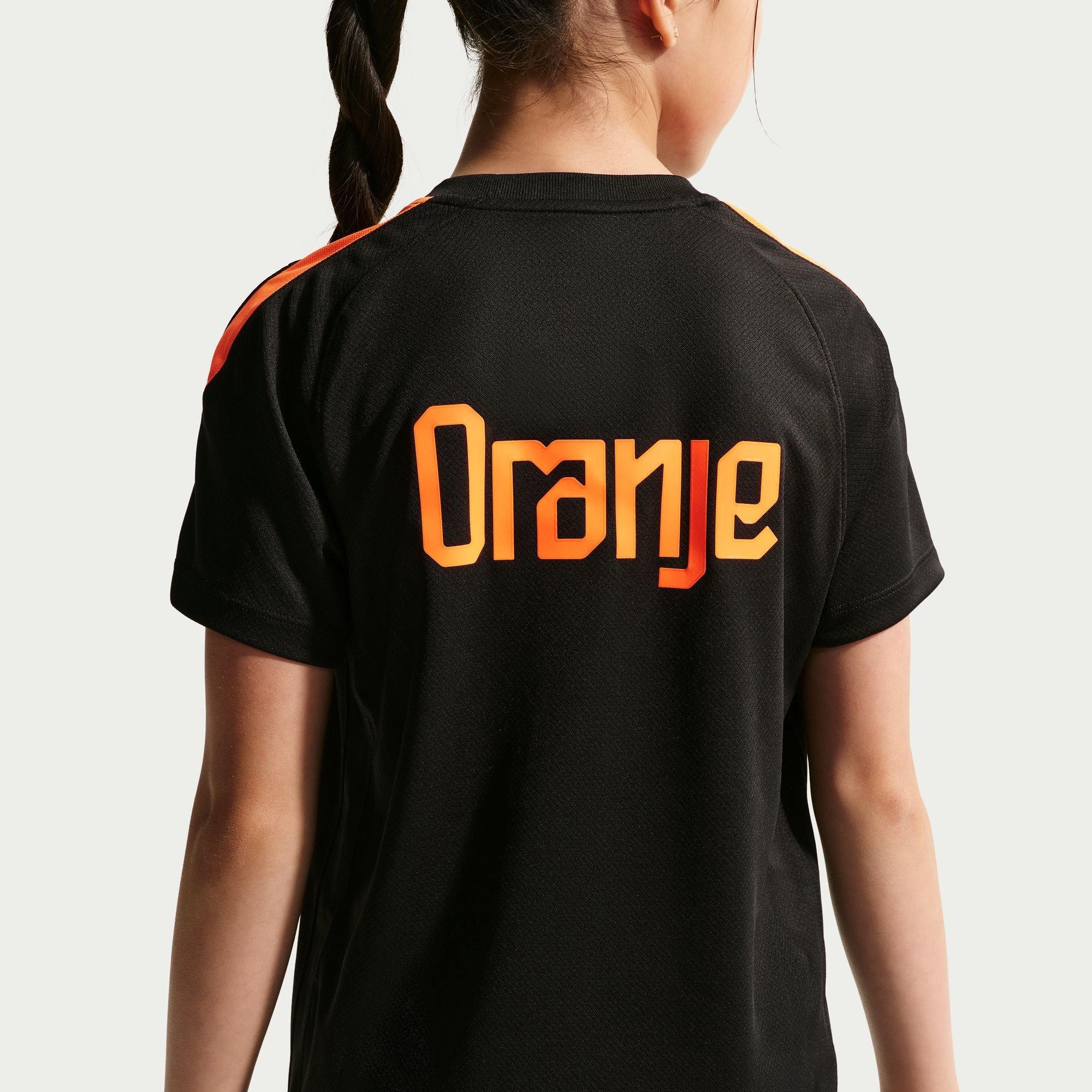 Zwart/Rood - Nike - Kids' Netherlands Short Sleeve T-Shirt - 2