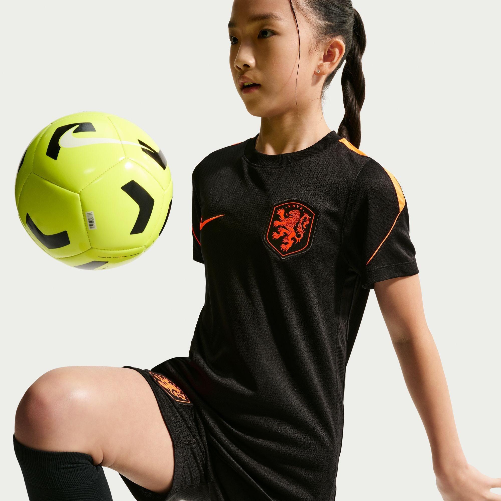 Zwart/Rood - Nike - Kids' Netherlands Short Sleeve T-Shirt - 3