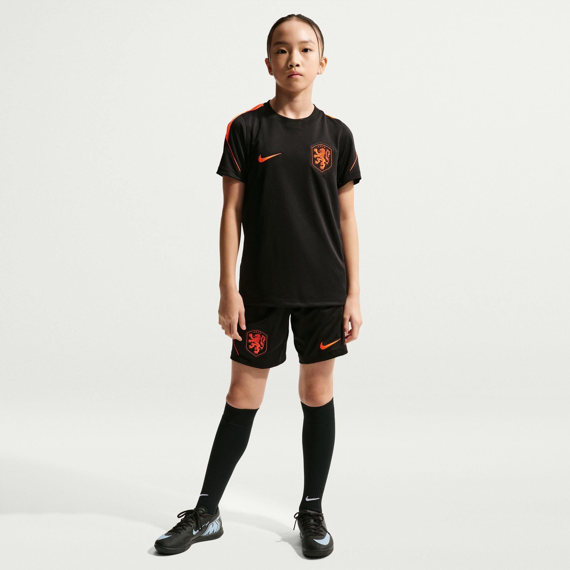 Zwart/Rood - Nike - Kids' Netherlands Short Sleeve T-Shirt - 5