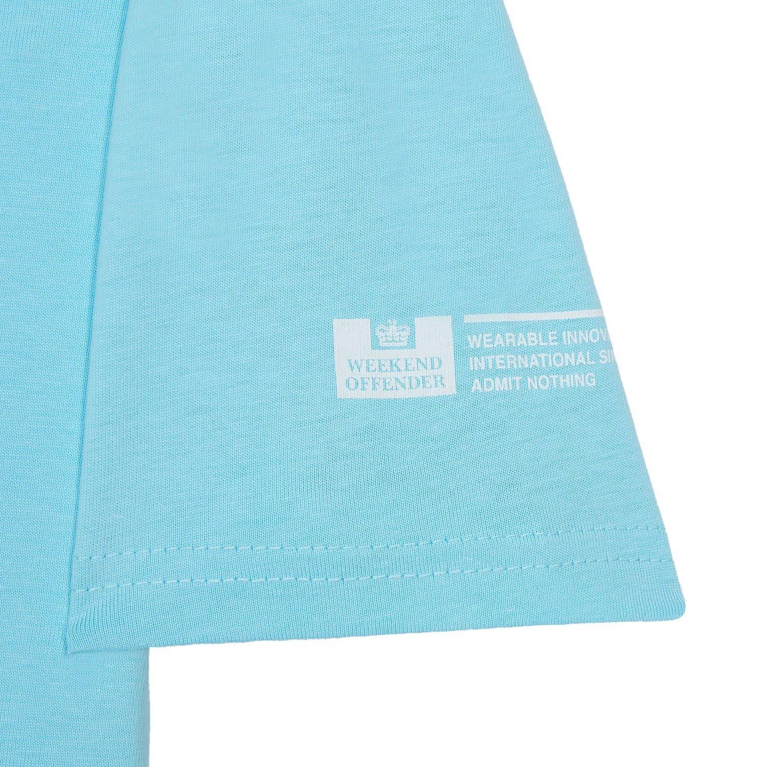 Hellblau - Weekend Offender - Bonpensiero Graphic T-Shirt - 8