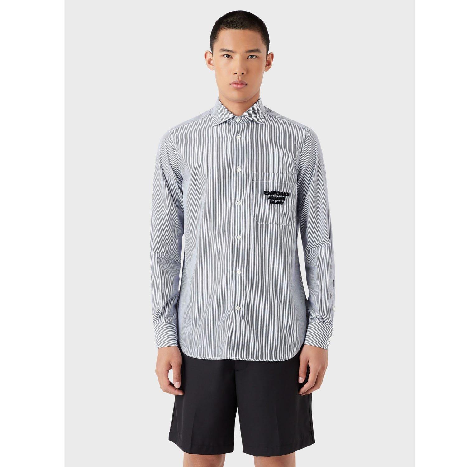 Blue - Emporio Armani - Shirt - 1