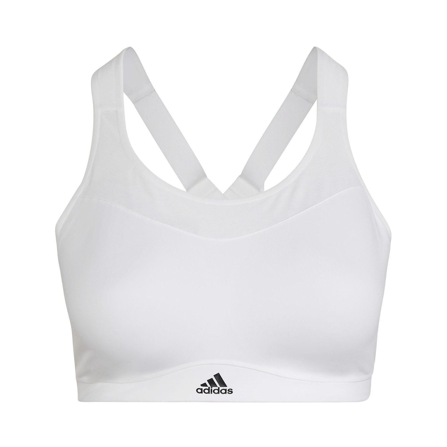 White - adidas - TLRD Impact Aeroready High-Support Bra (Plus Size) - 1