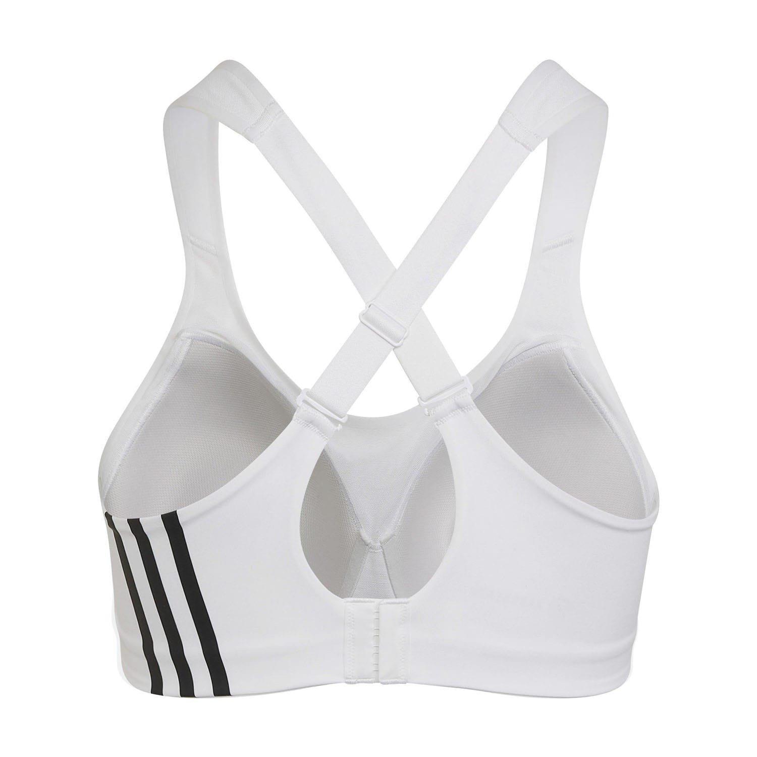 White - adidas - TLRD Impact Aeroready High-Support Bra (Plus Size) - 2