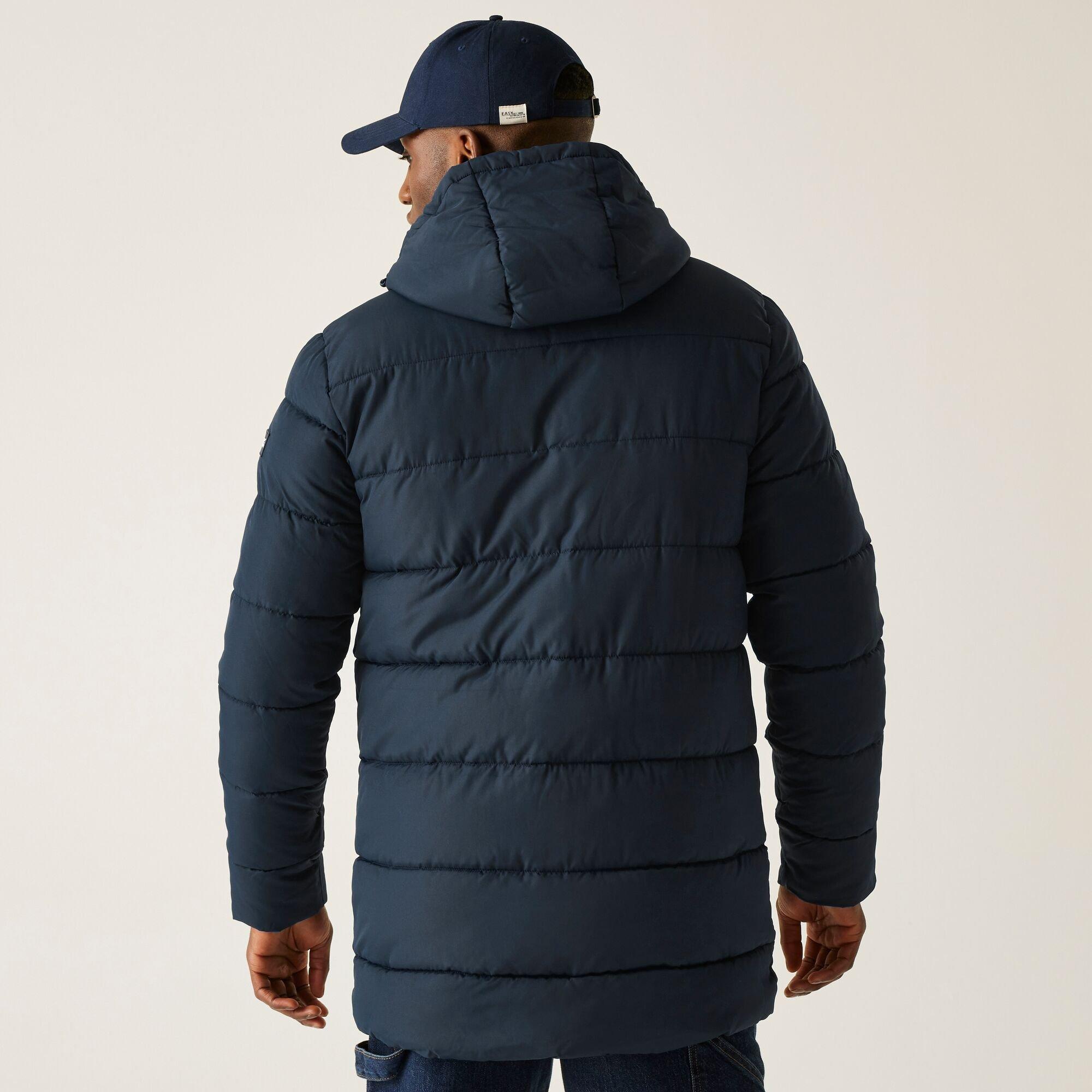 Navy - Regatta - Men's Lakiver Water-Repellent Feather-Free Quilted Jacket - 2