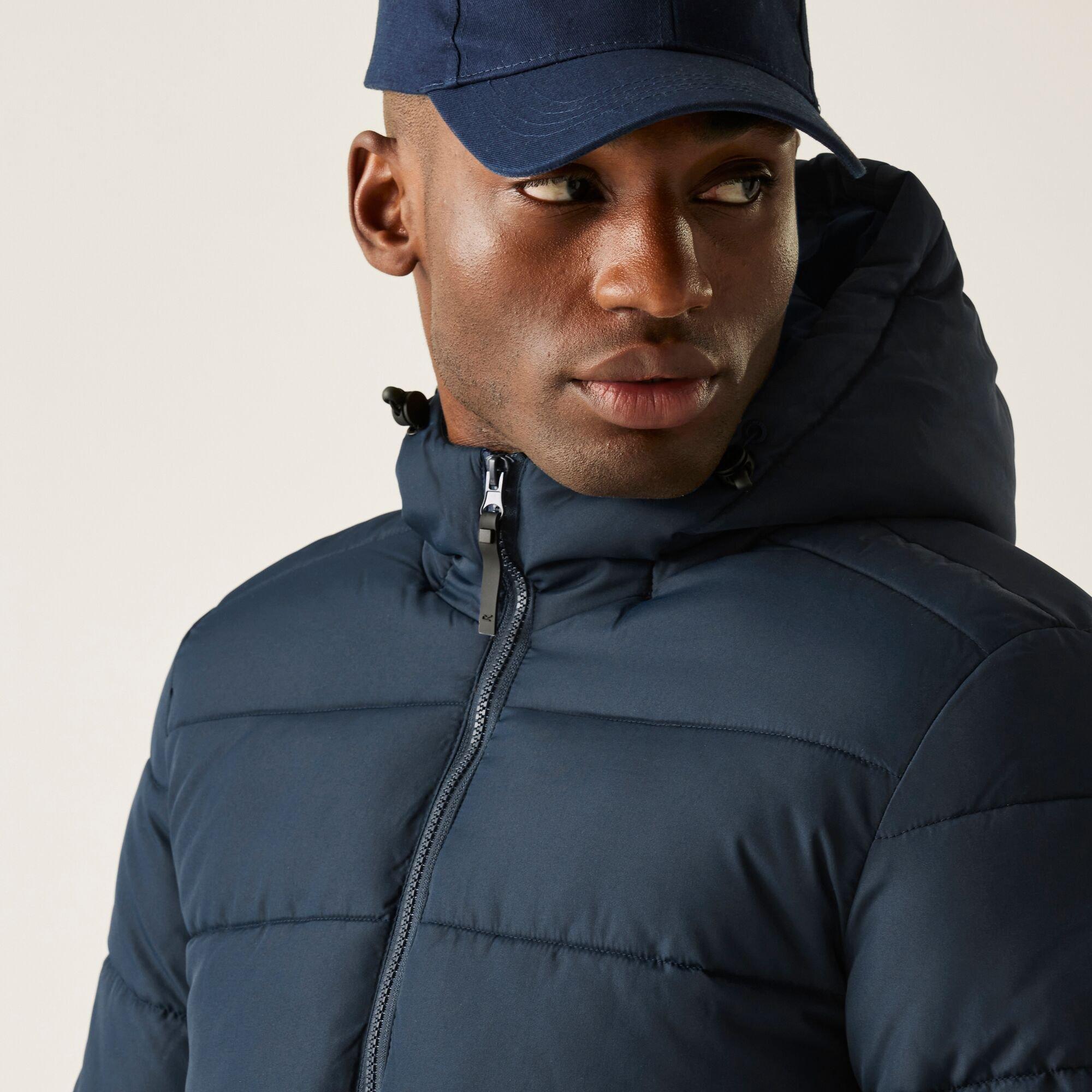 Navy - Regatta - Men's Lakiver Water-Repellent Feather-Free Quilted Jacket - 6