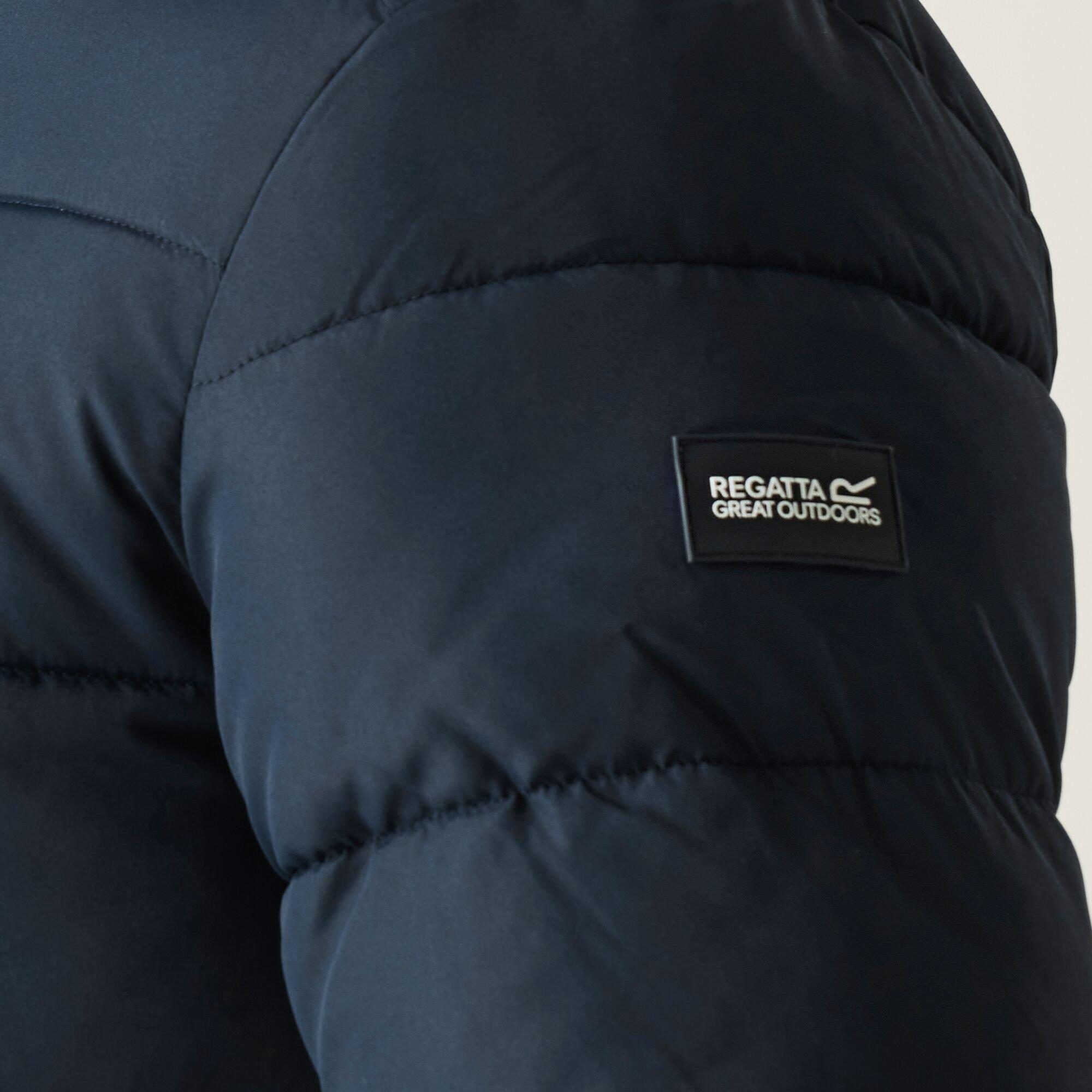 Navy - Regatta - Men's Lakiver Water-Repellent Feather-Free Quilted Jacket - 7