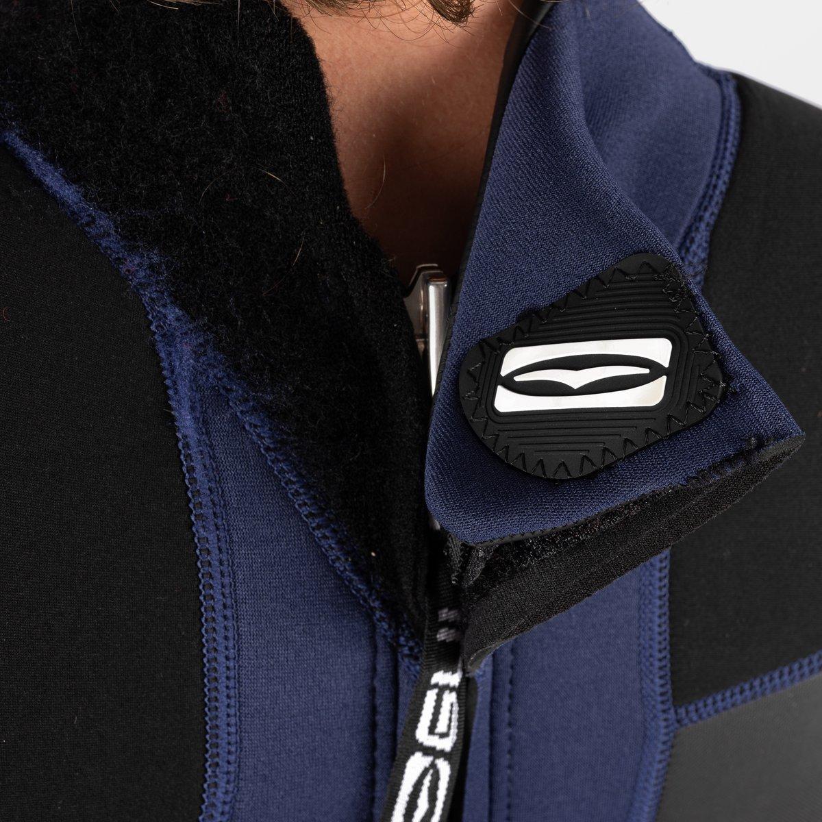 Grey/Navy - Gul - Response 3/2mm Flatlock Steamer - 13