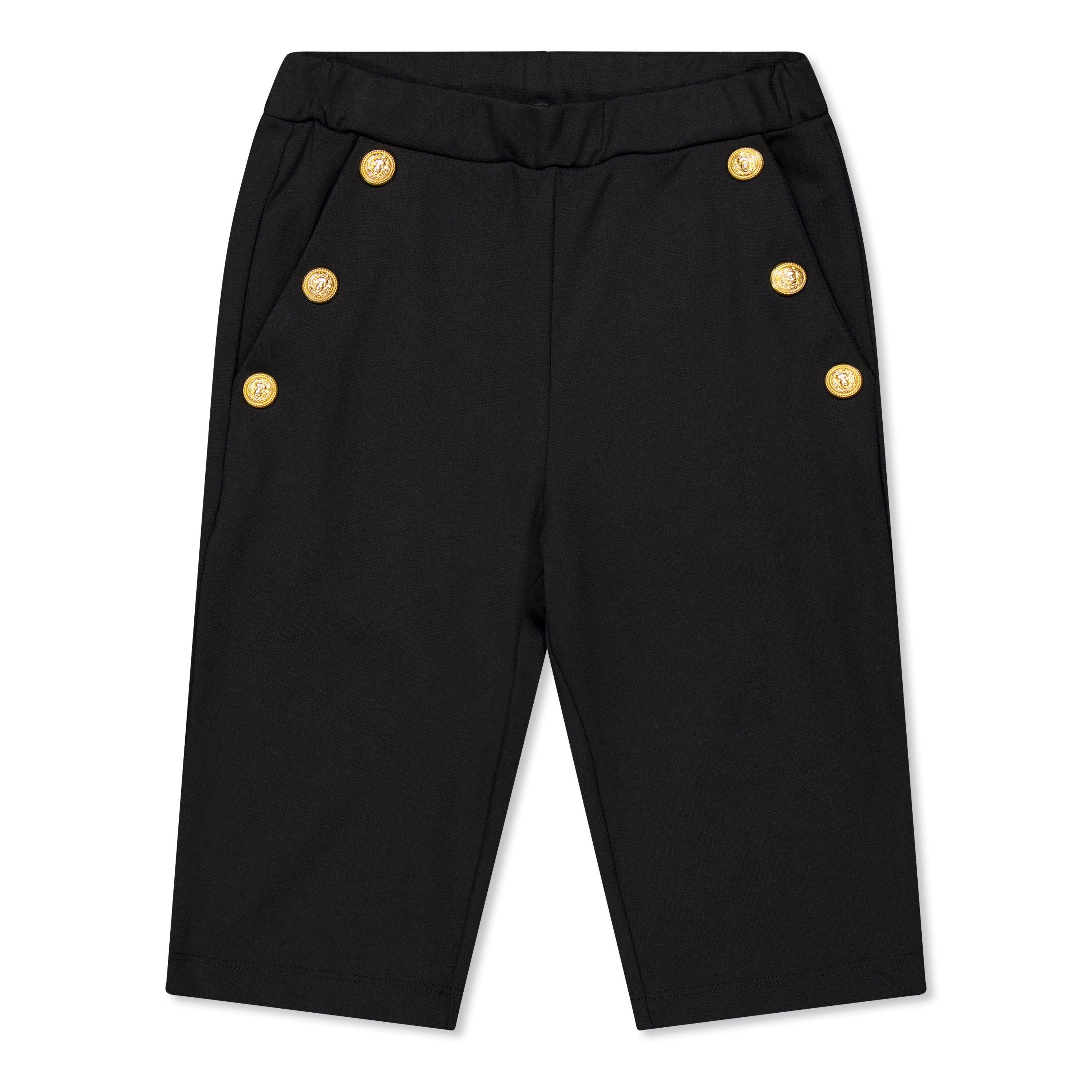 Balmain Kids' Button Embellished Leggings