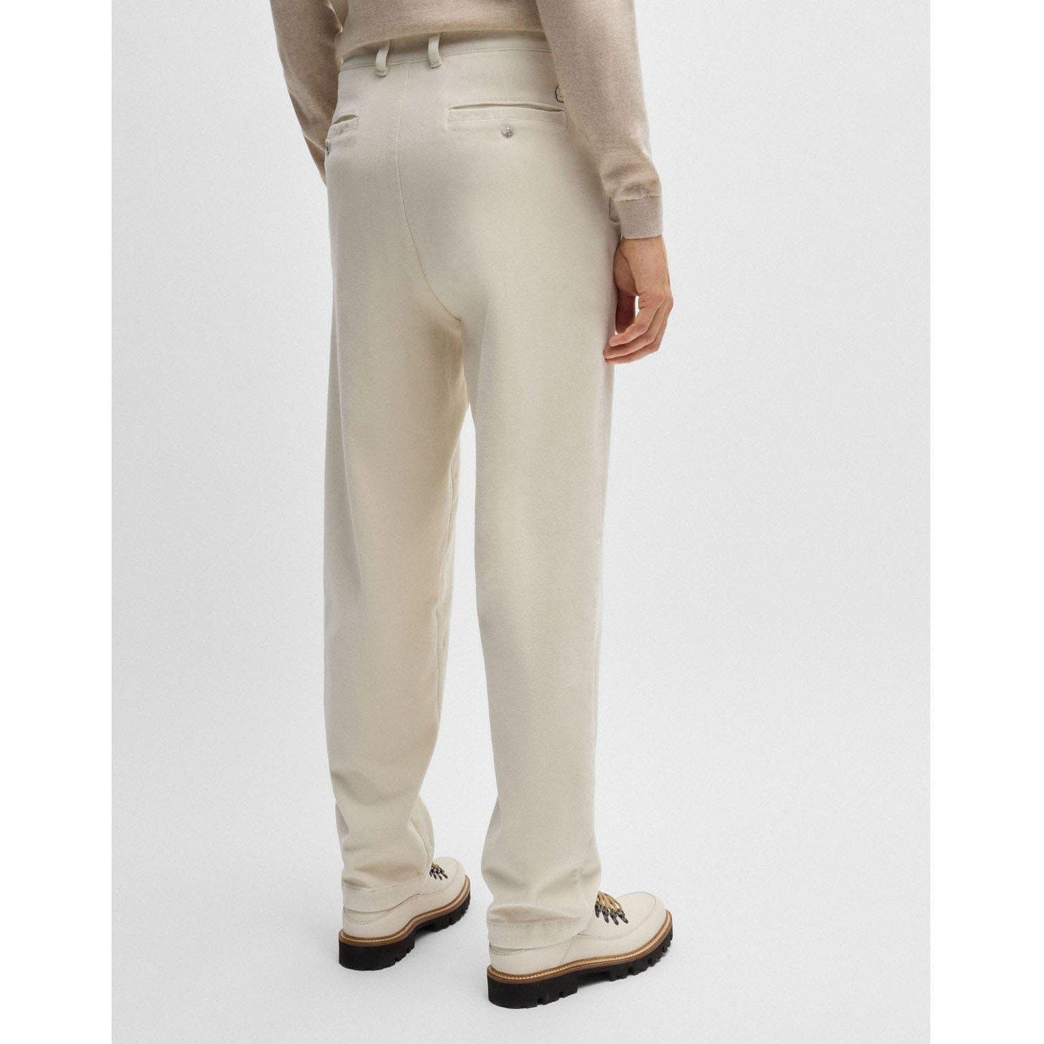 White - Boss - C-Kai-DPL Relaxed-Fit Trousers - 2