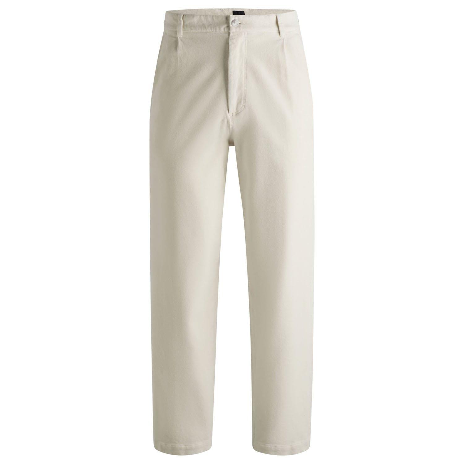 White - Boss - C-Kai-DPL Relaxed-Fit Trousers - 4