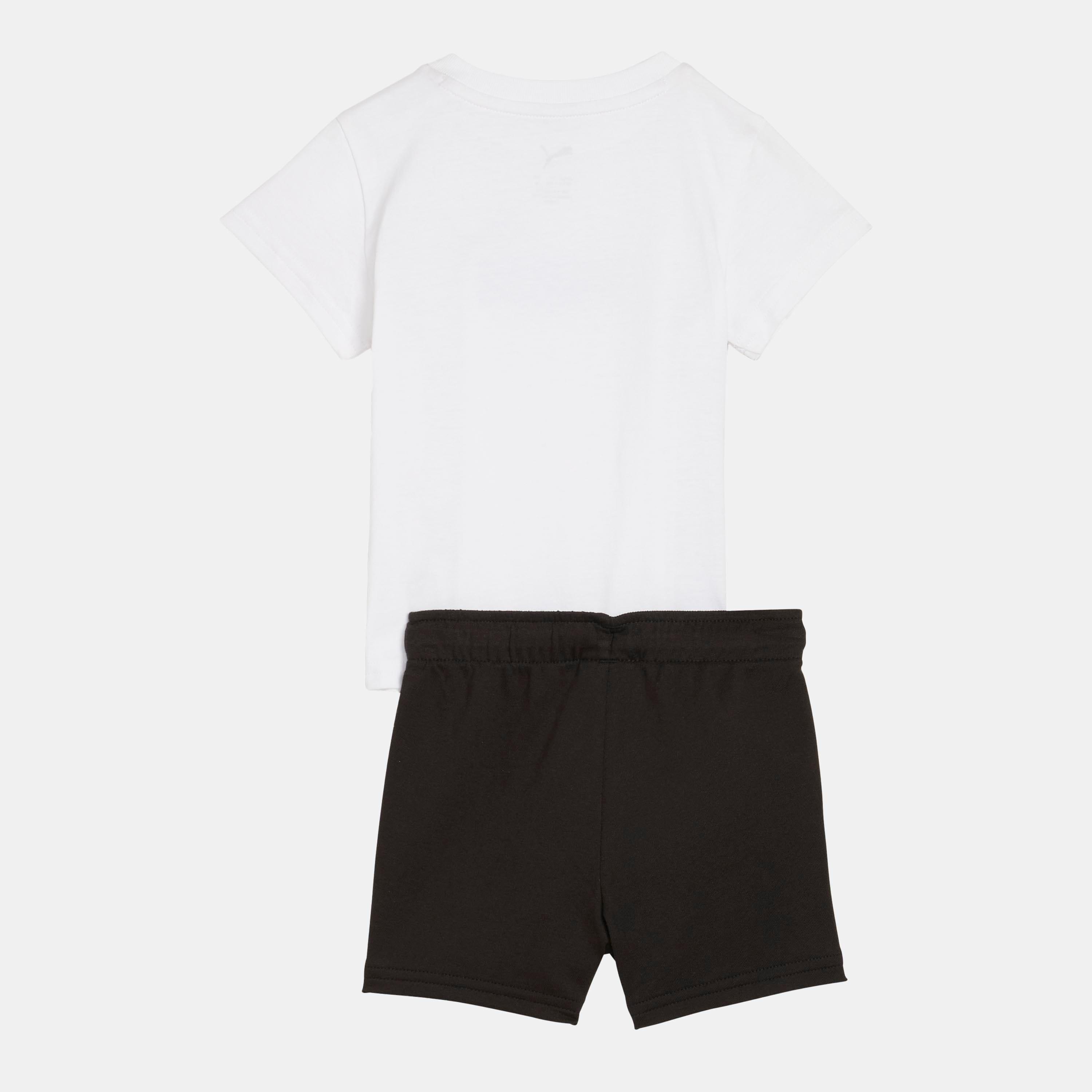 White - Puma - Minicats Essential T-Shirt And Short Set - 2