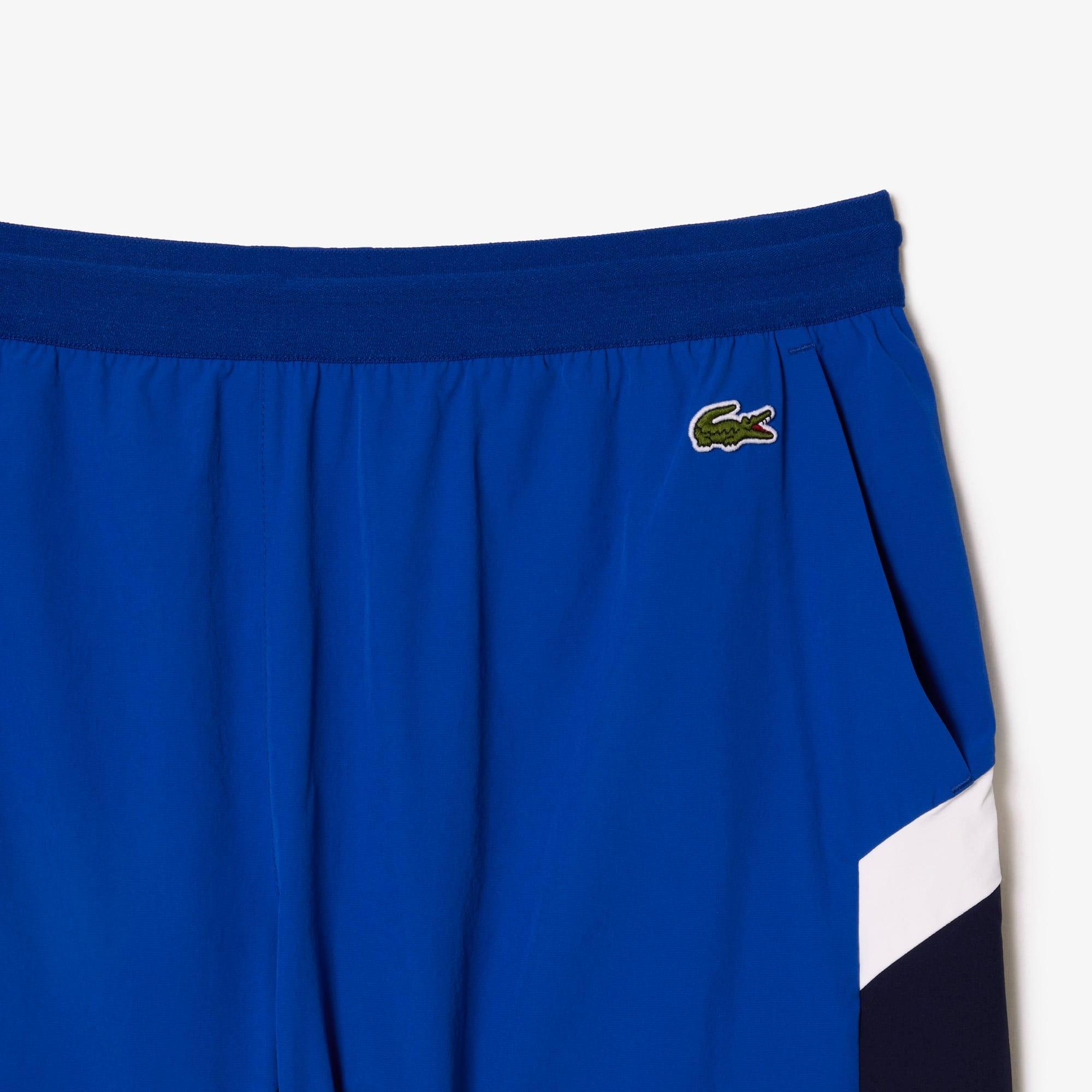 Blue - Lacoste - Recycled Polyamide Colourblock Swimming Trunks - 3