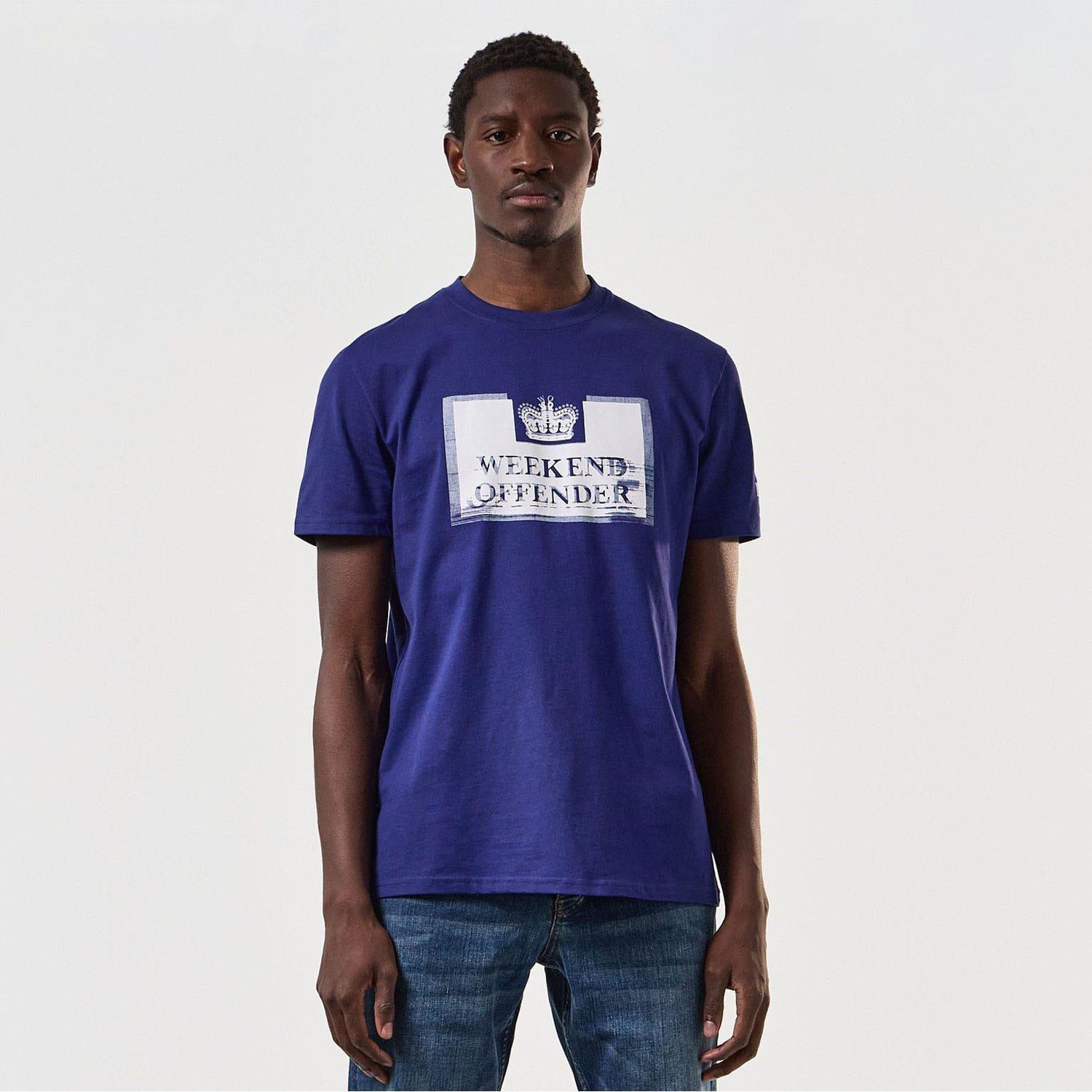 Blue - Weekend Offender - Bonpensiero Graphic T-Shirt - 1