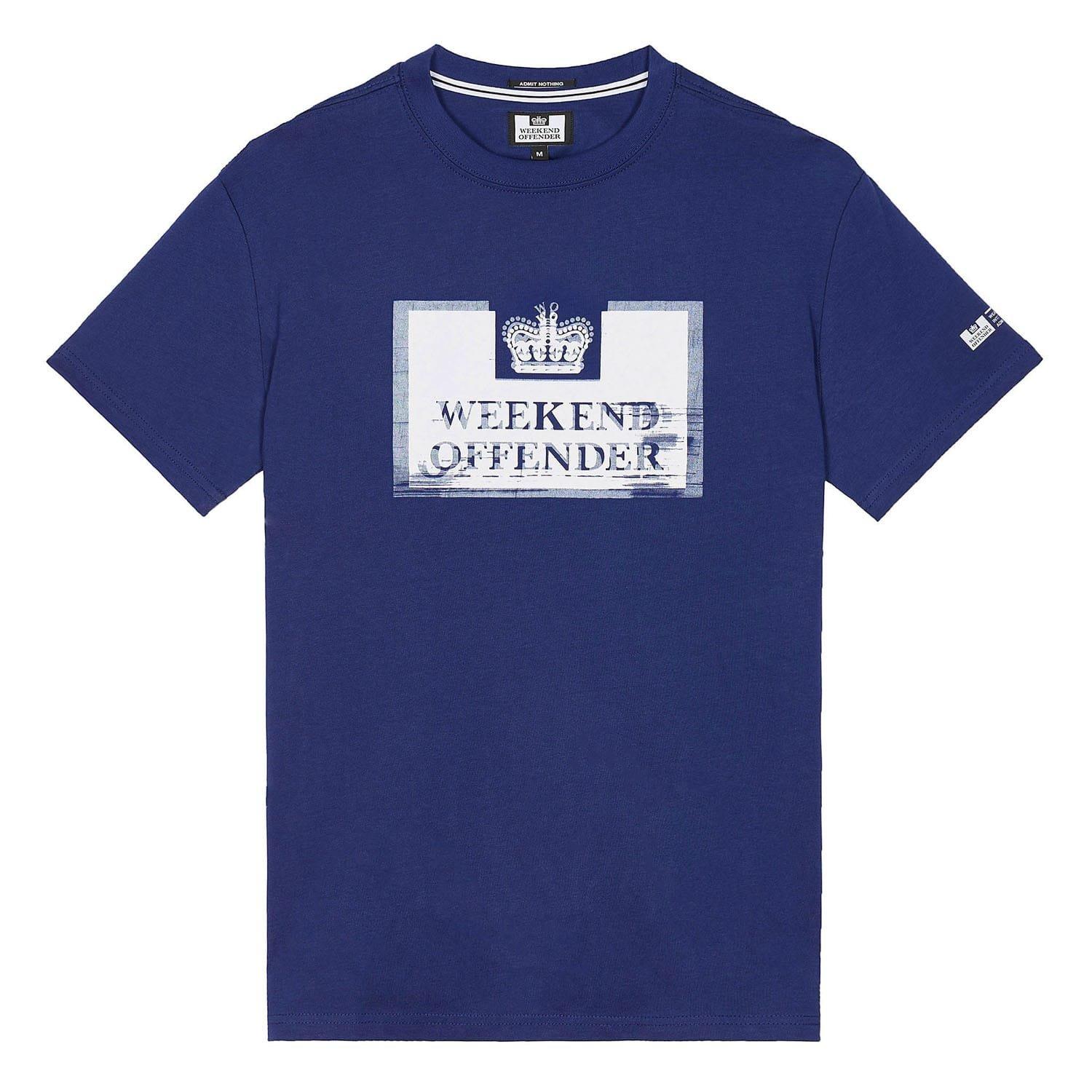 Blue - Weekend Offender - Bonpensiero Graphic T-Shirt - 3